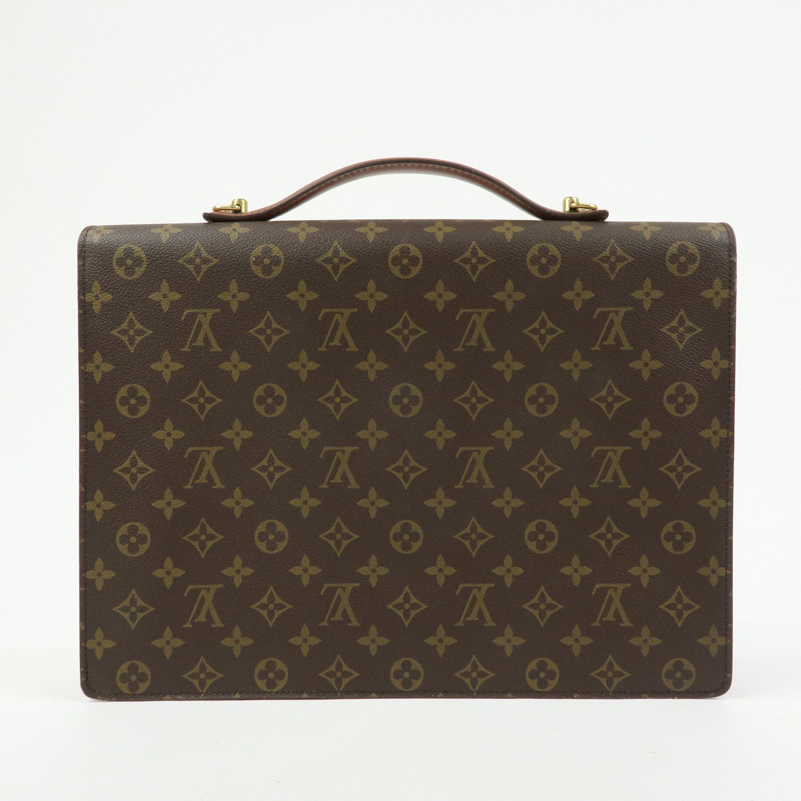 Louis Vuitton Monogram Port‑Documents Bandoulière Brown M53338