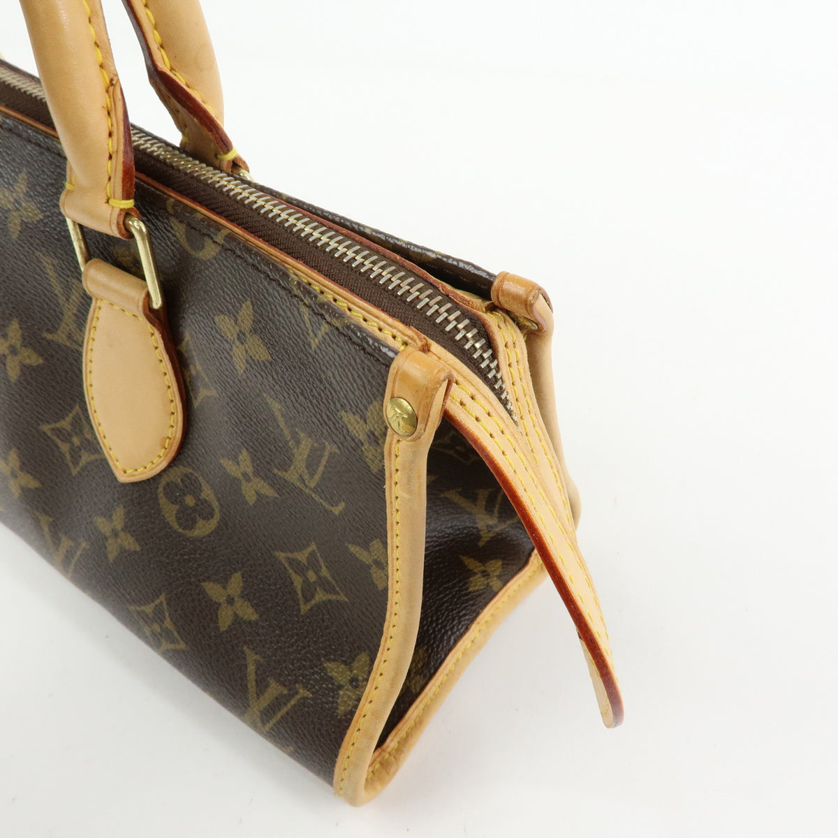 Louis Vuitton Monogram Popincourt Hand Bag Brown M40009