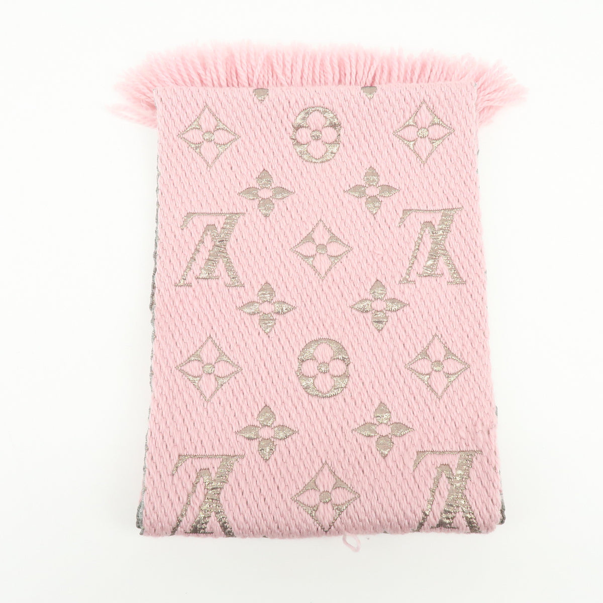 Louis Vuitton Echarpe Logomania Shine Wool Silk polyester Scarf M60466