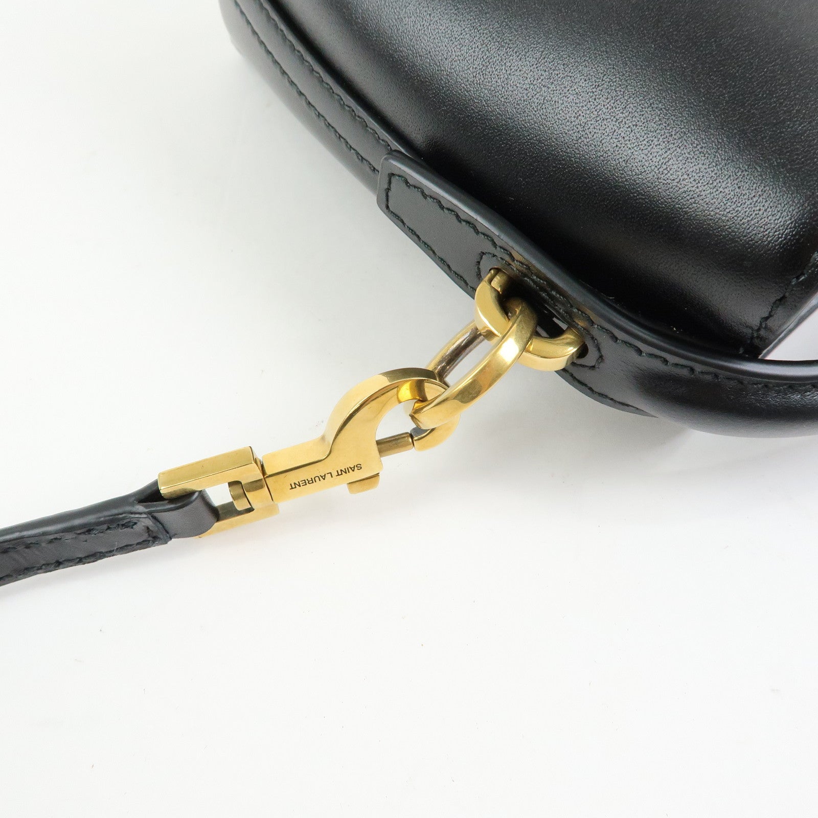SAINT LAURENT PARIS Cassandra LE 37 Calf Leather 2WAY Mini Bucket Bag