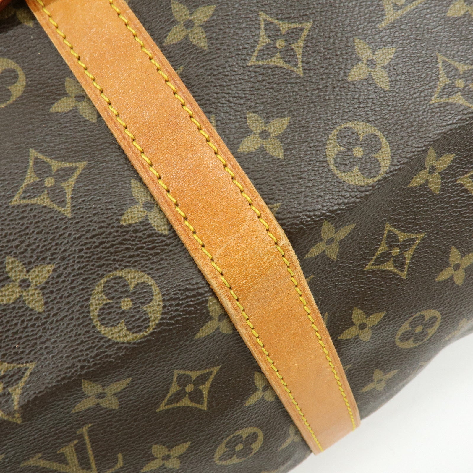 Louis Vuitton Monogram Keep All 60 Boston Bag Brown M41422
