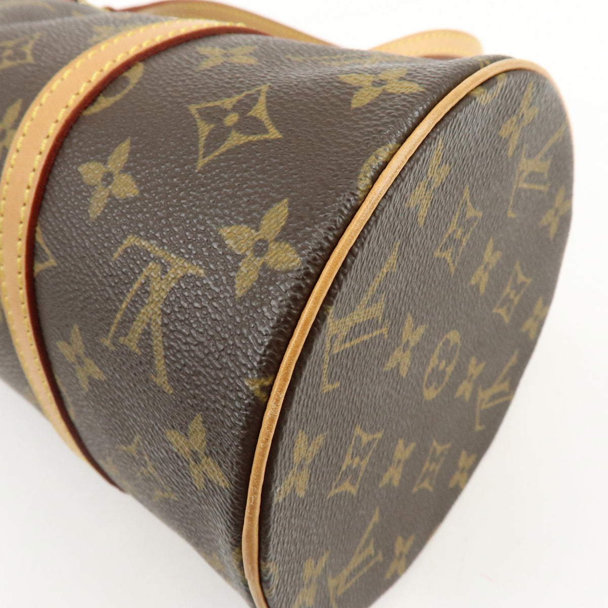 Louis Vuitton Monogram Papillon 30 Hand Bag Brown M51385