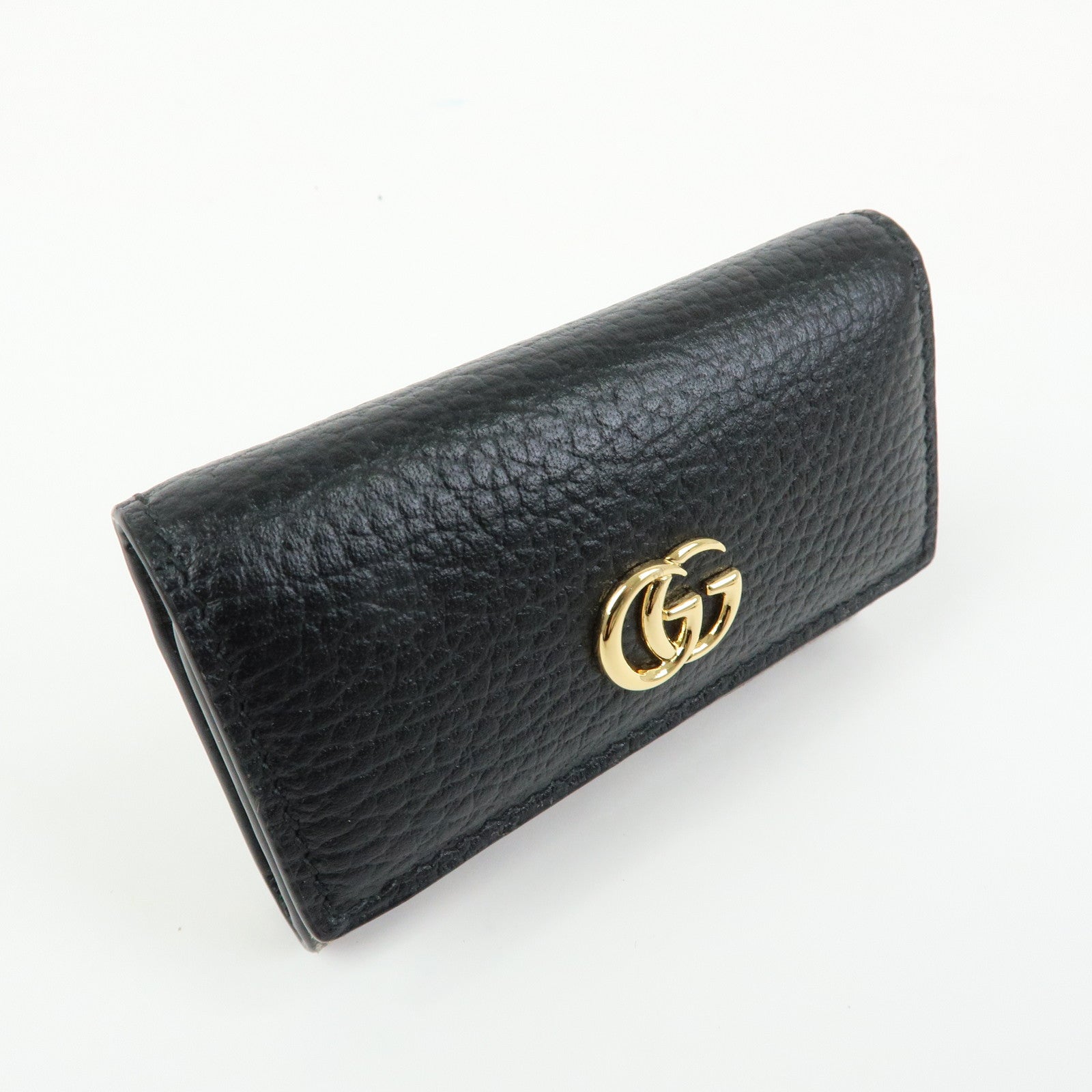 GUCCI GG Marmont Double G Leather 6 Ring Key Case Key Holder 456118