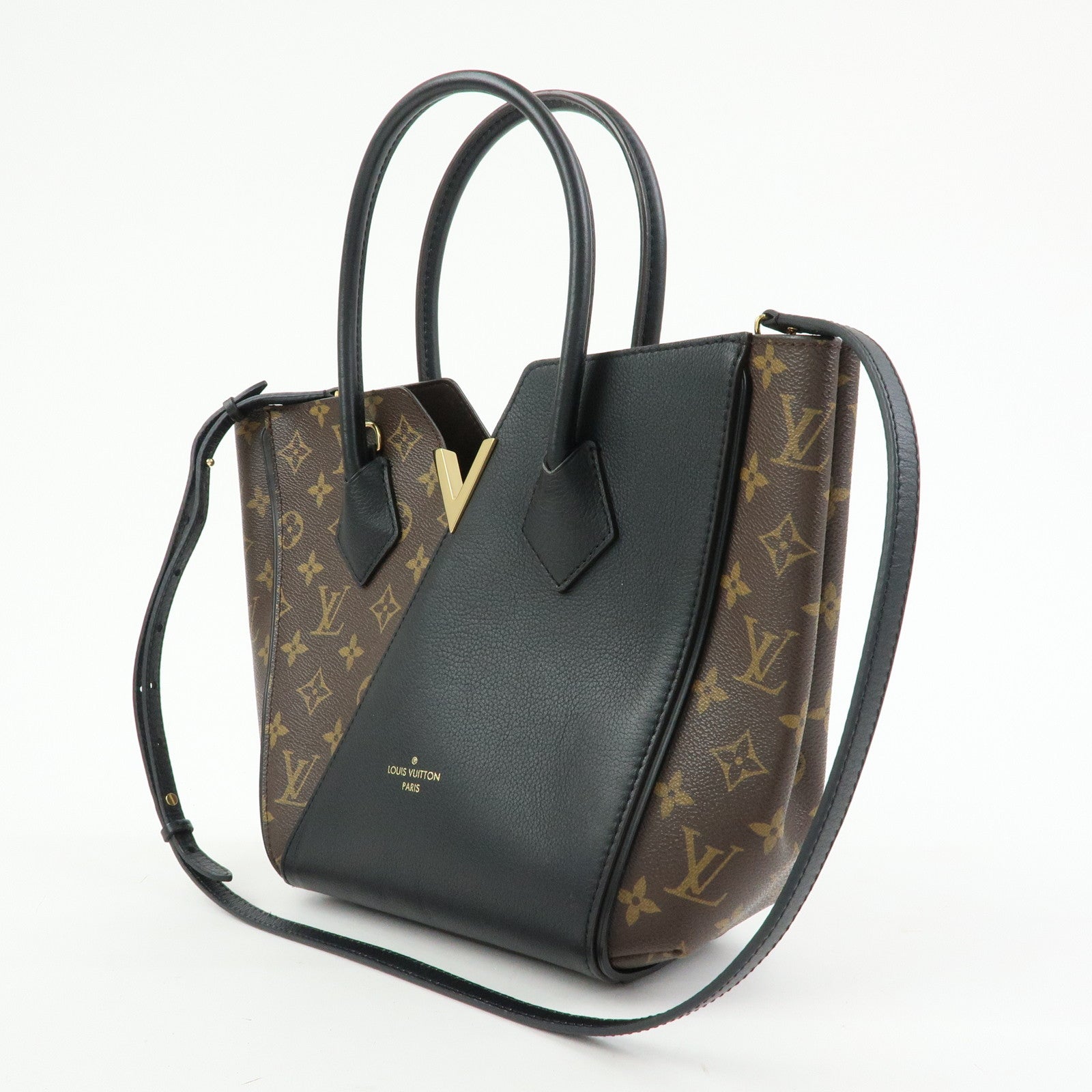 Louis Vuitton Monogram Kimono PM Hand Bag Tote Bag Noir M41855