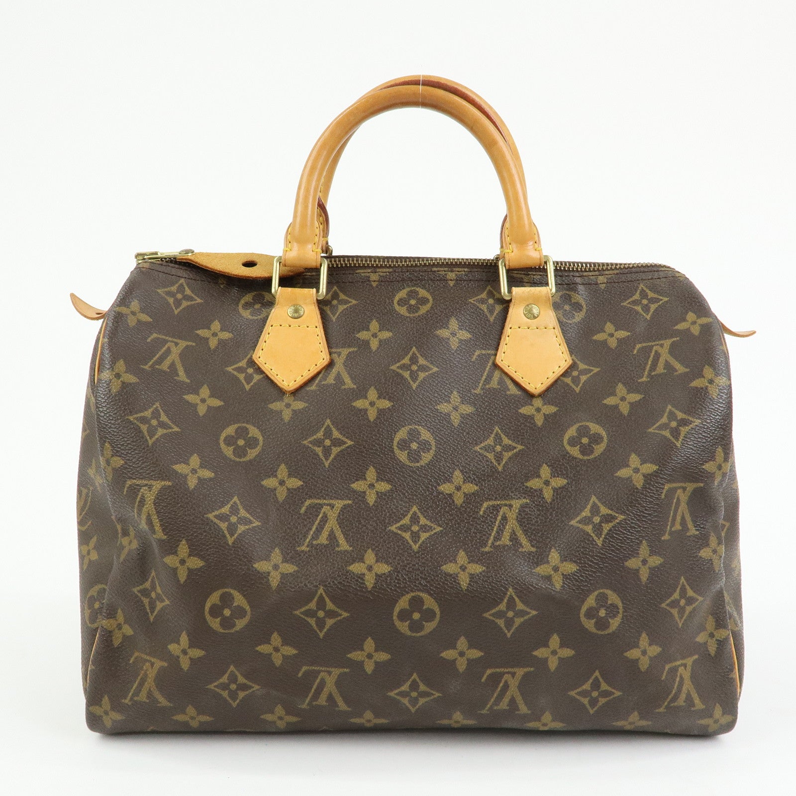 Louis Vuitton Monogram Speedy 30 Boston Bag Hand Bag Brown M41526