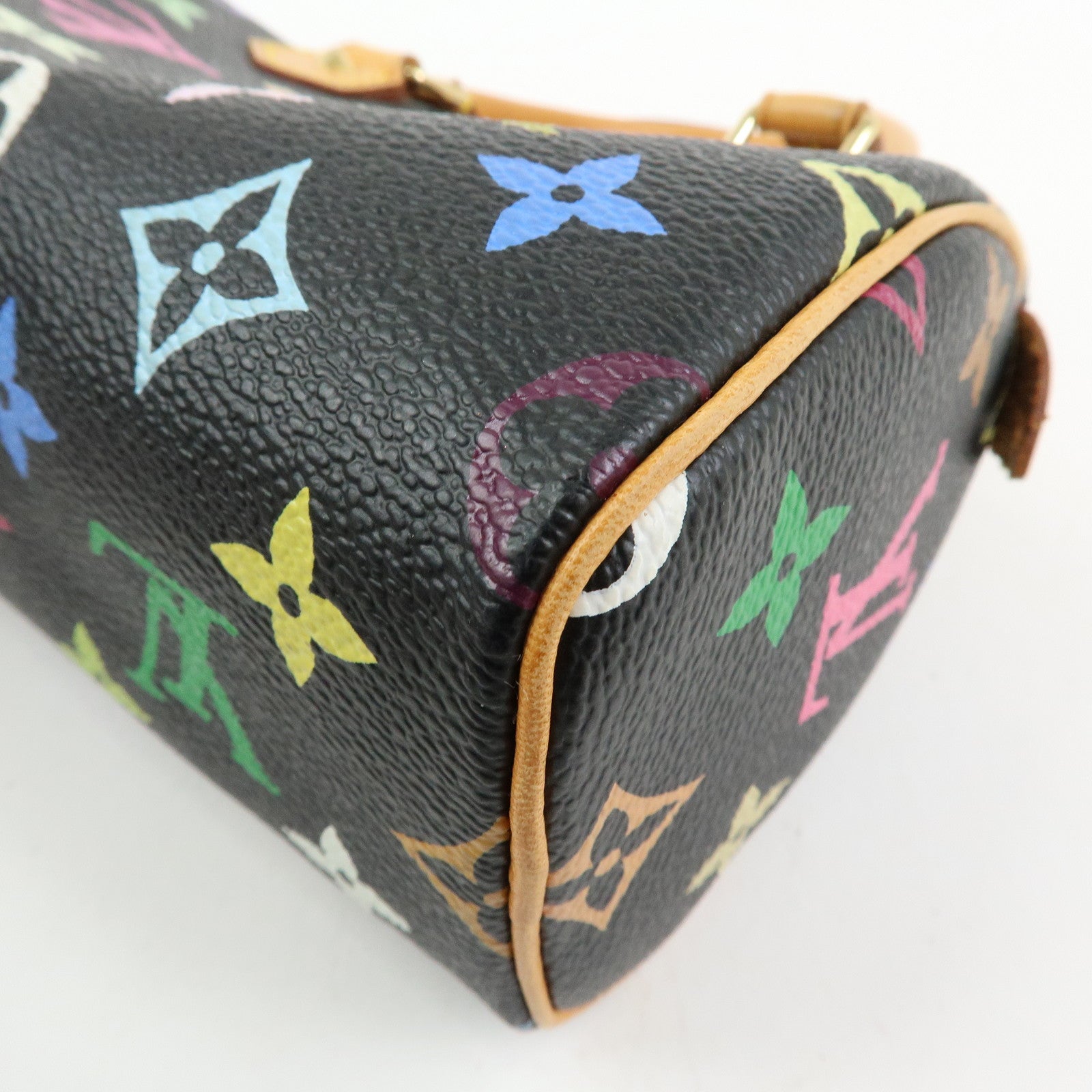 Louis Vuitton Monogram Multicolor Mini Speedy Mini Bag Noir M92644