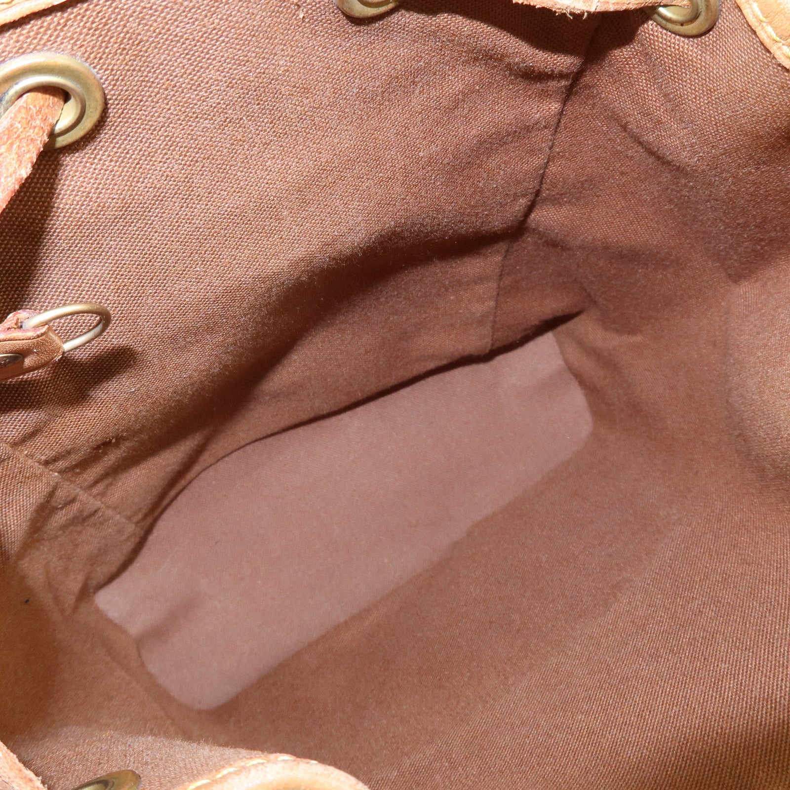 Louis Vuitton Monogram Montsouris Mini Backpack Rucksack Brown M51137