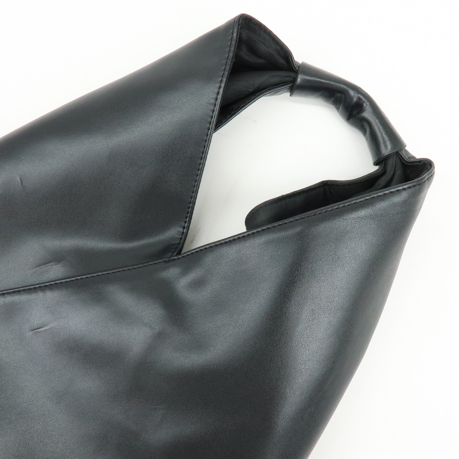 Maison Margiela MM6 Japanese Faux Leather Hand Bag Black