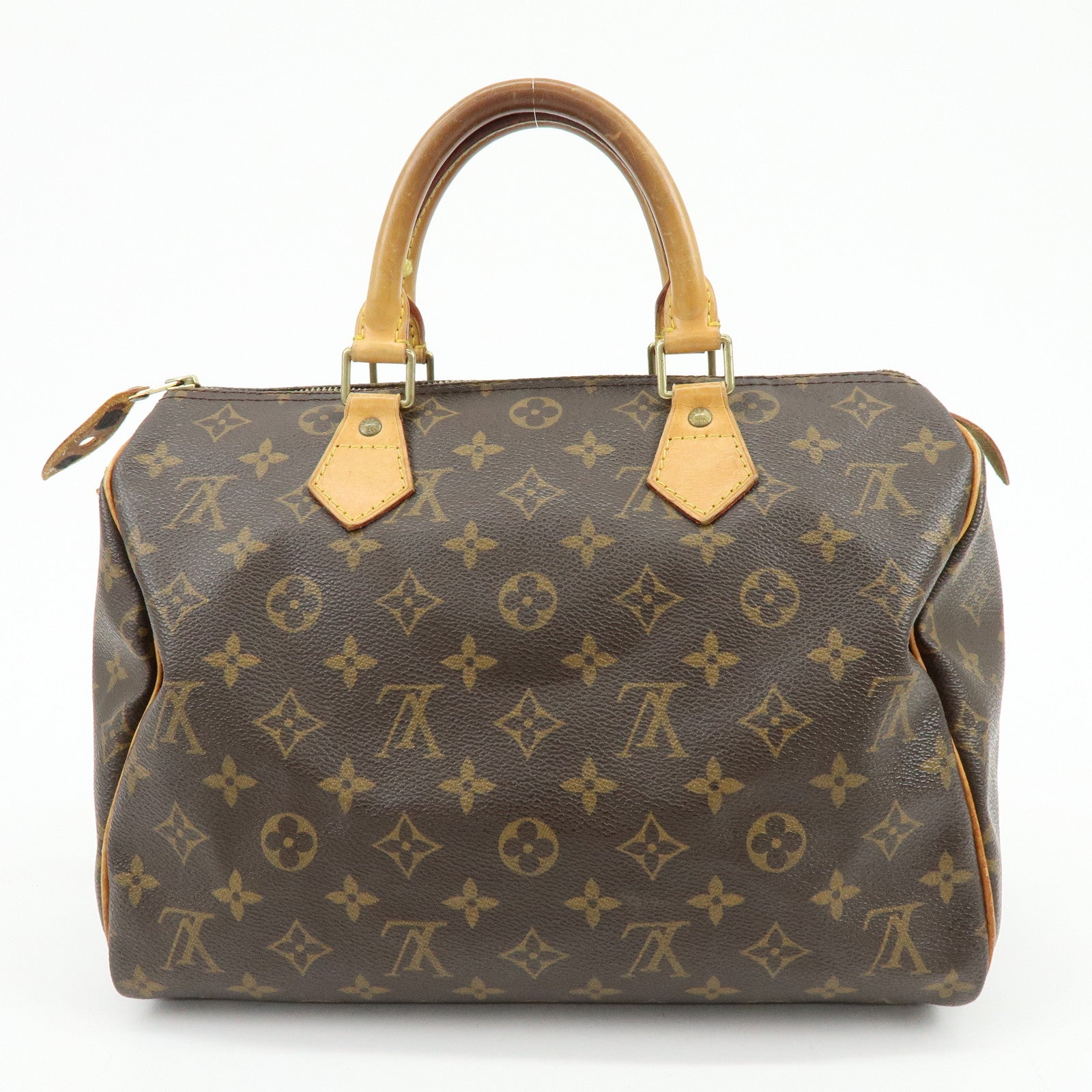 Louis Vuitton Monogram Speedy 30 Boston Bag Hand Bag Brown M41526