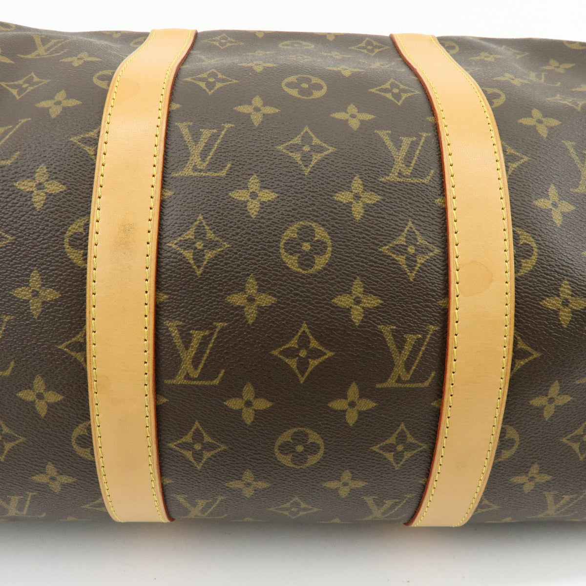 Louis Vuitton Monogram Keep All Bandouliere 50 Boston Bag M41416