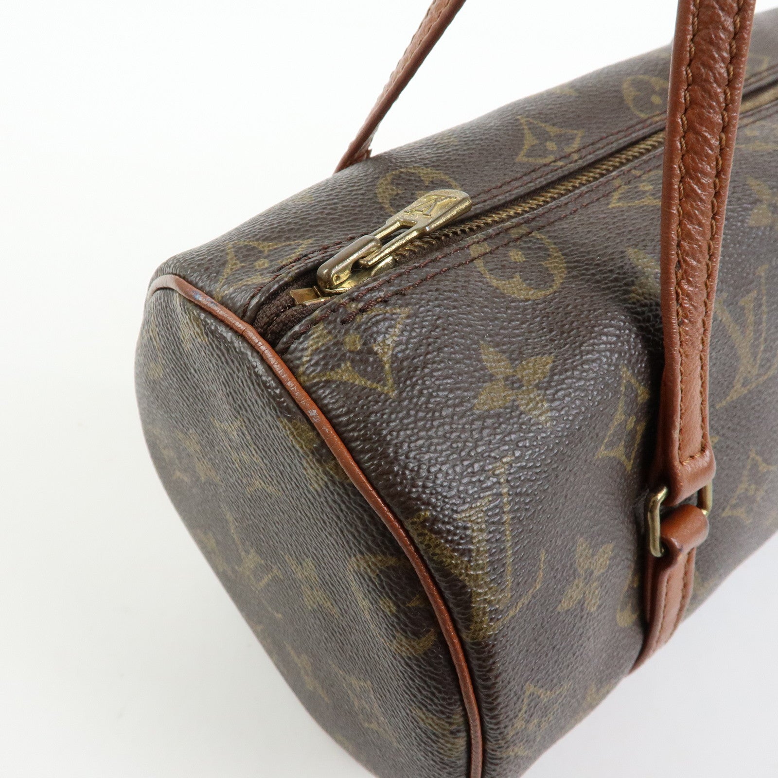Louis Vuitton Monogram Papillon 26 Hand Bag Brown M51366