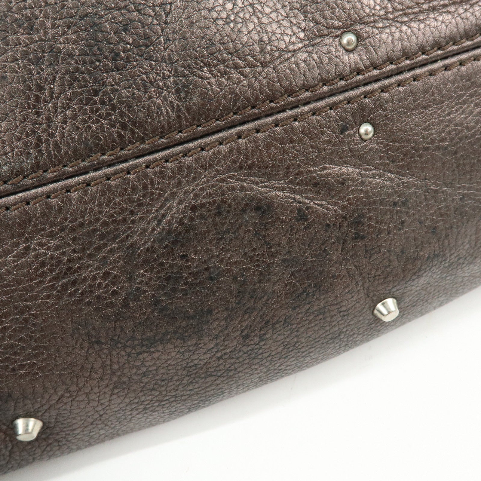 Chloe Paddington Leather Hand Bag Shoulder Bag Bronze