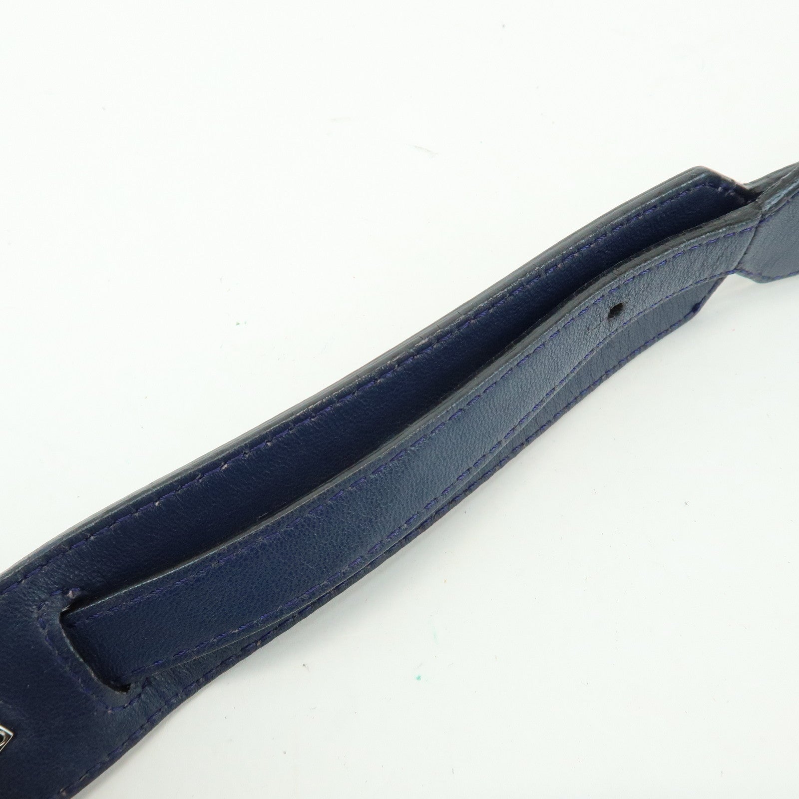 LOEWE Anagram Nappa Leather 2Way Bag Hand Bag Shoulder Bag Navy