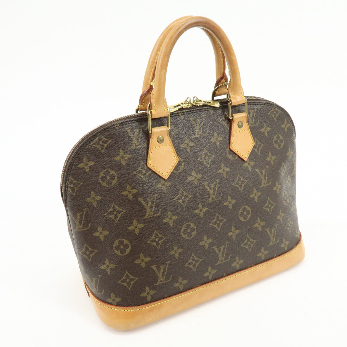 Louis Vuitton Monogram Alma PM Hand Bag Brown M51130