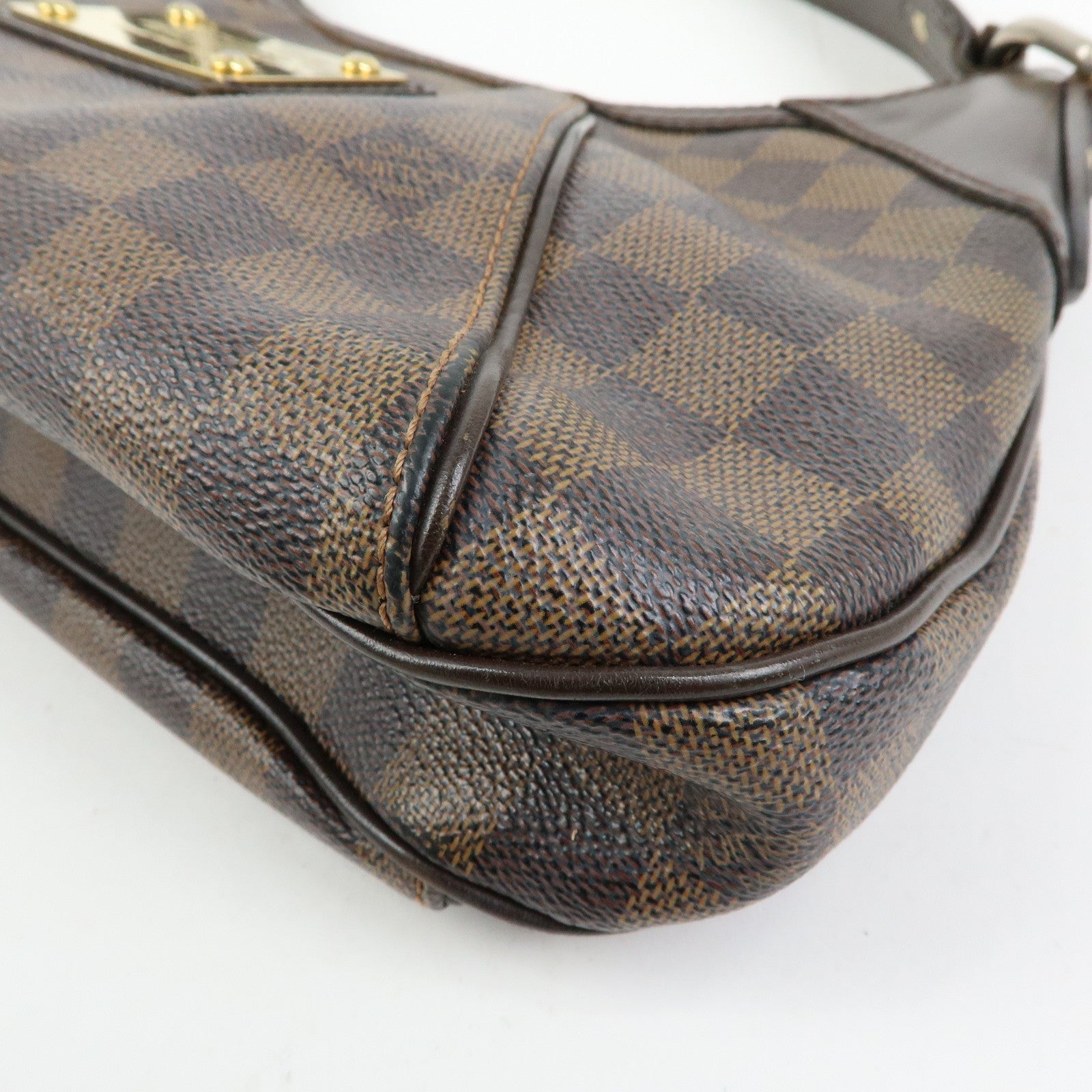 Louis Vuitton Damier Thames PM Canvas Shoulder Bag Hand Bag N48180