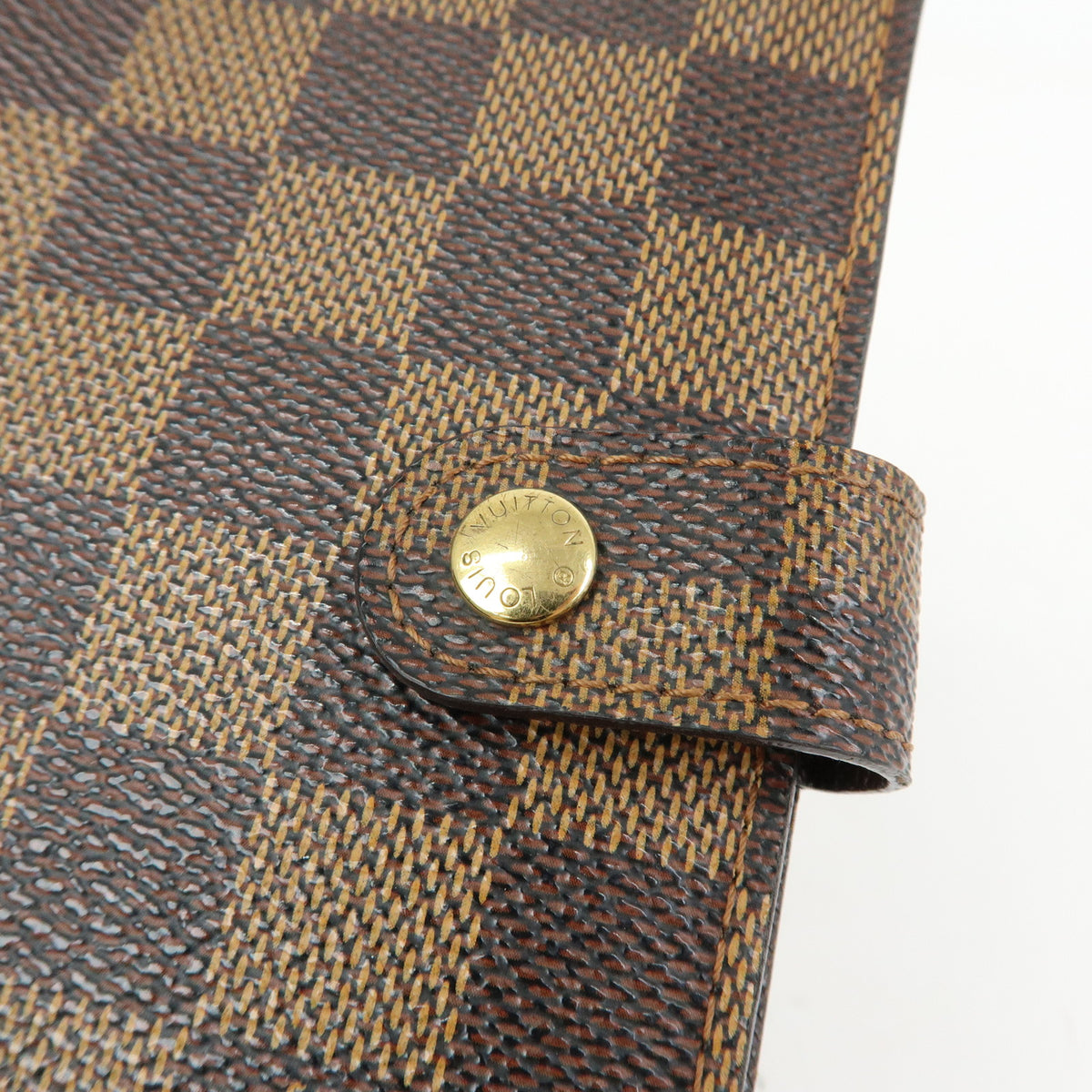 Louis Vuitton Damier Ebene Agenda PM Planner Cover Brown R20700