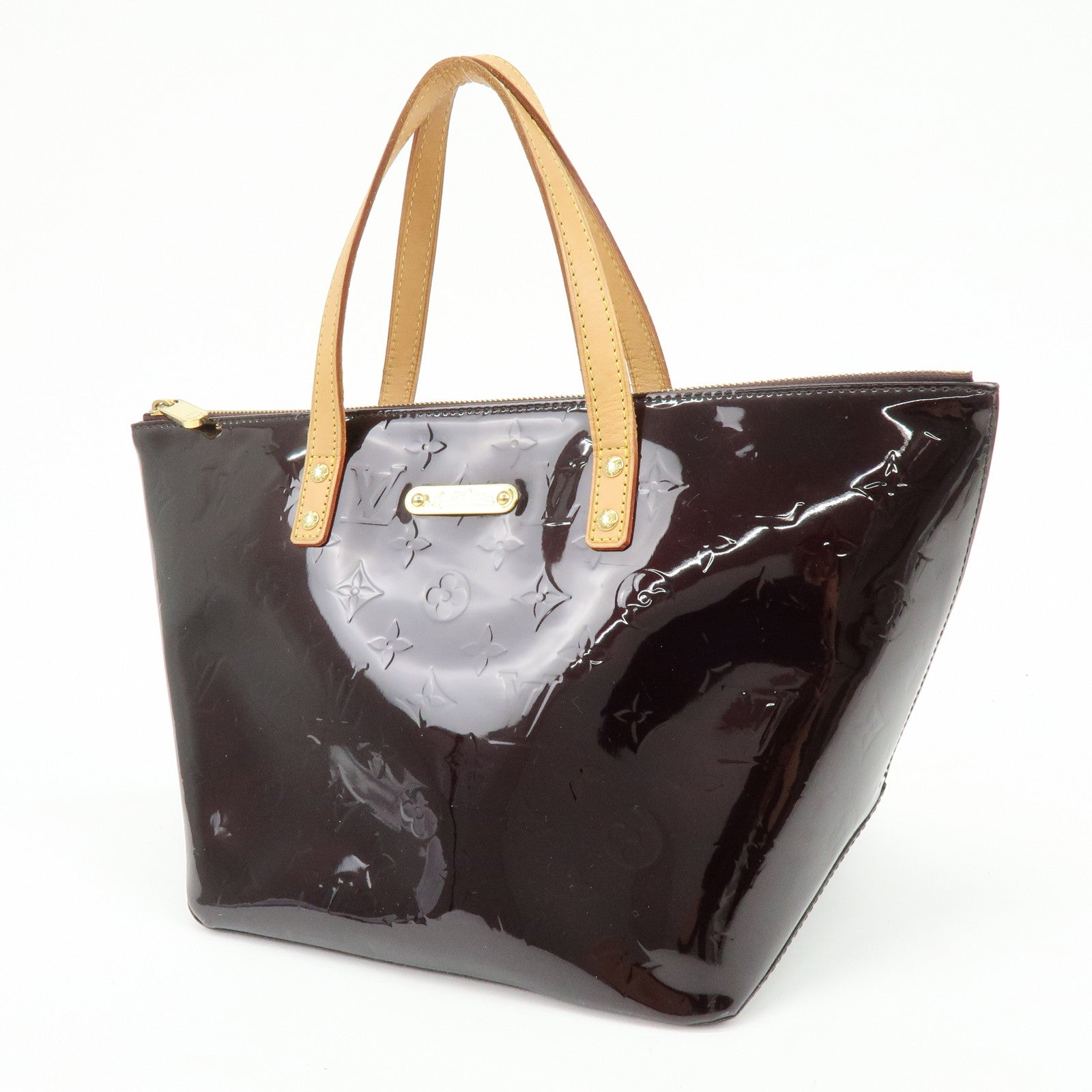 Louis Vuitton Monogram Vernis Bellevue PM Hand Bag Violet M93584