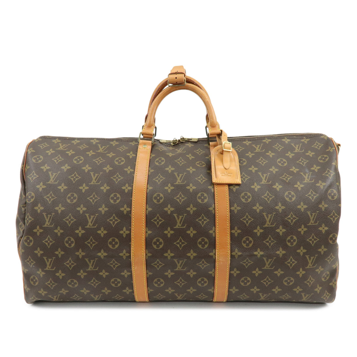 Louis Vuitton Monogram Keep All Bandouliere 60 Boston Bag M41412