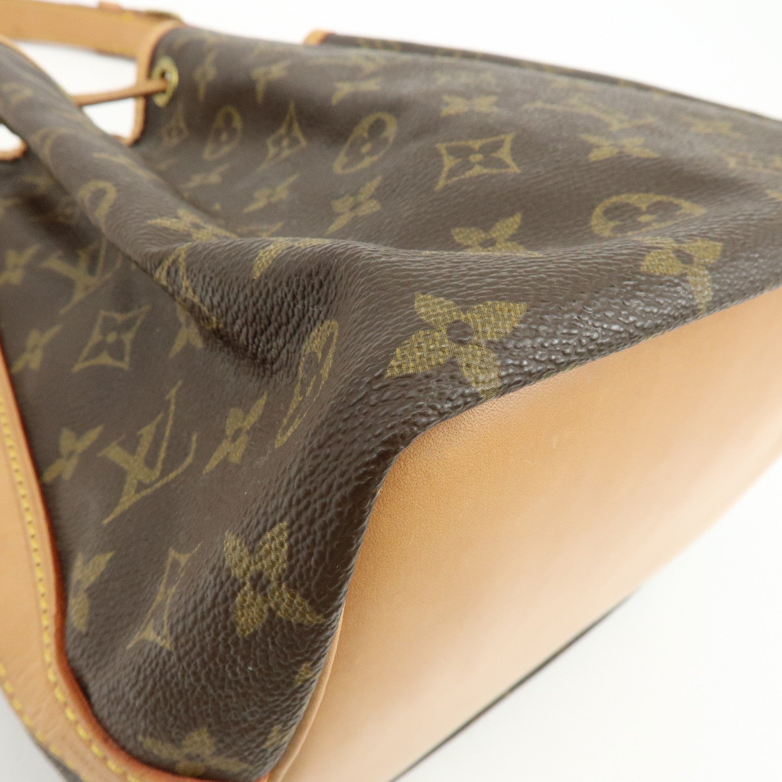 Louis Vuitton Monogram Petit Noe Shoulder Bag Brown M42226