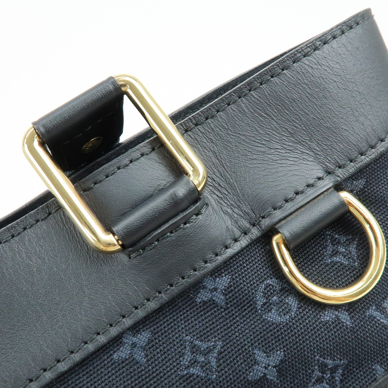 Louis Vuitton Monogram Mini Lucille GM Canvas Tote Bag Blue M92679
