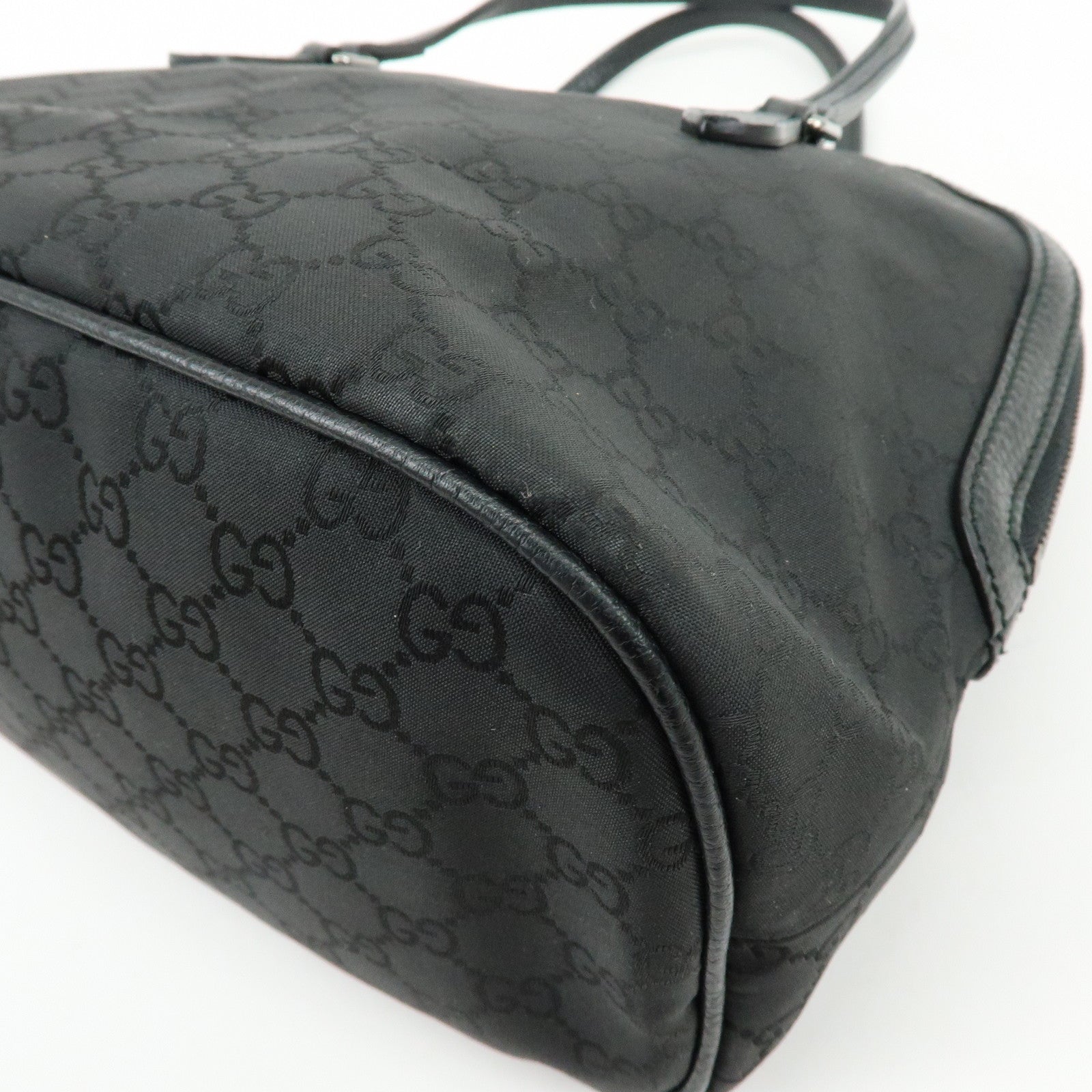 GUCCI Interlocking G GG Nylon 2Way Bag Hand Bag Shoulder Bag 420023