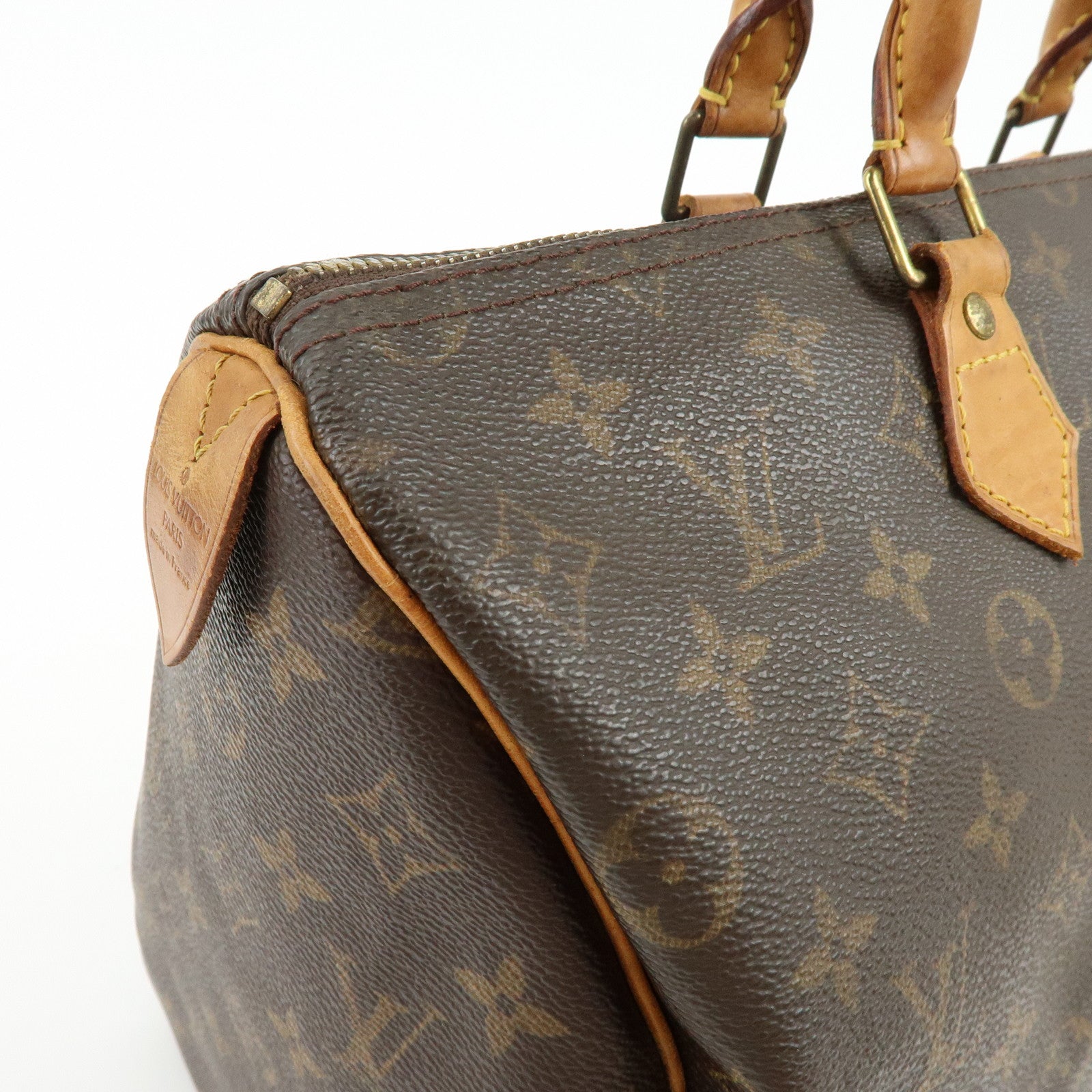 Louis Vuitton Monogram Speedy 30 Boston Bag Hand Bag Brown M41526