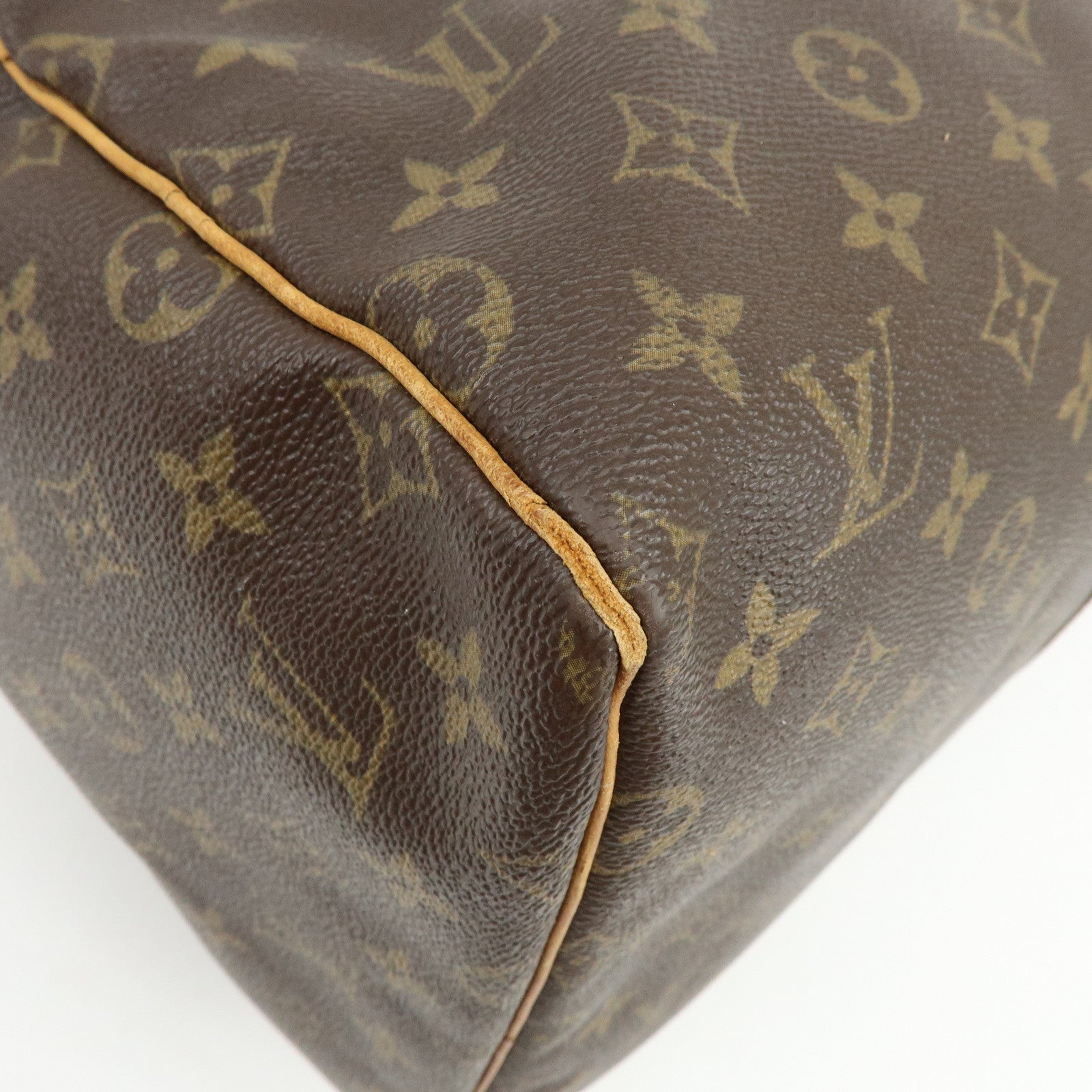Louis Vuitton Monogram Keep All 55 Boston Bag Hand Bag Brown M41424