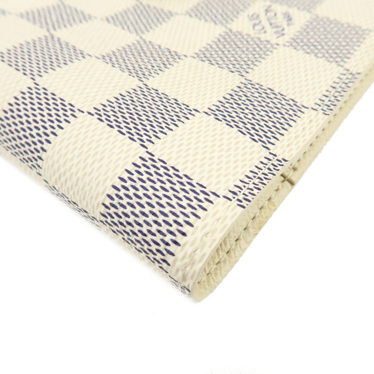 Louis Vuitton Damier Azur Agenda PM Planner Cover Ivory R20706