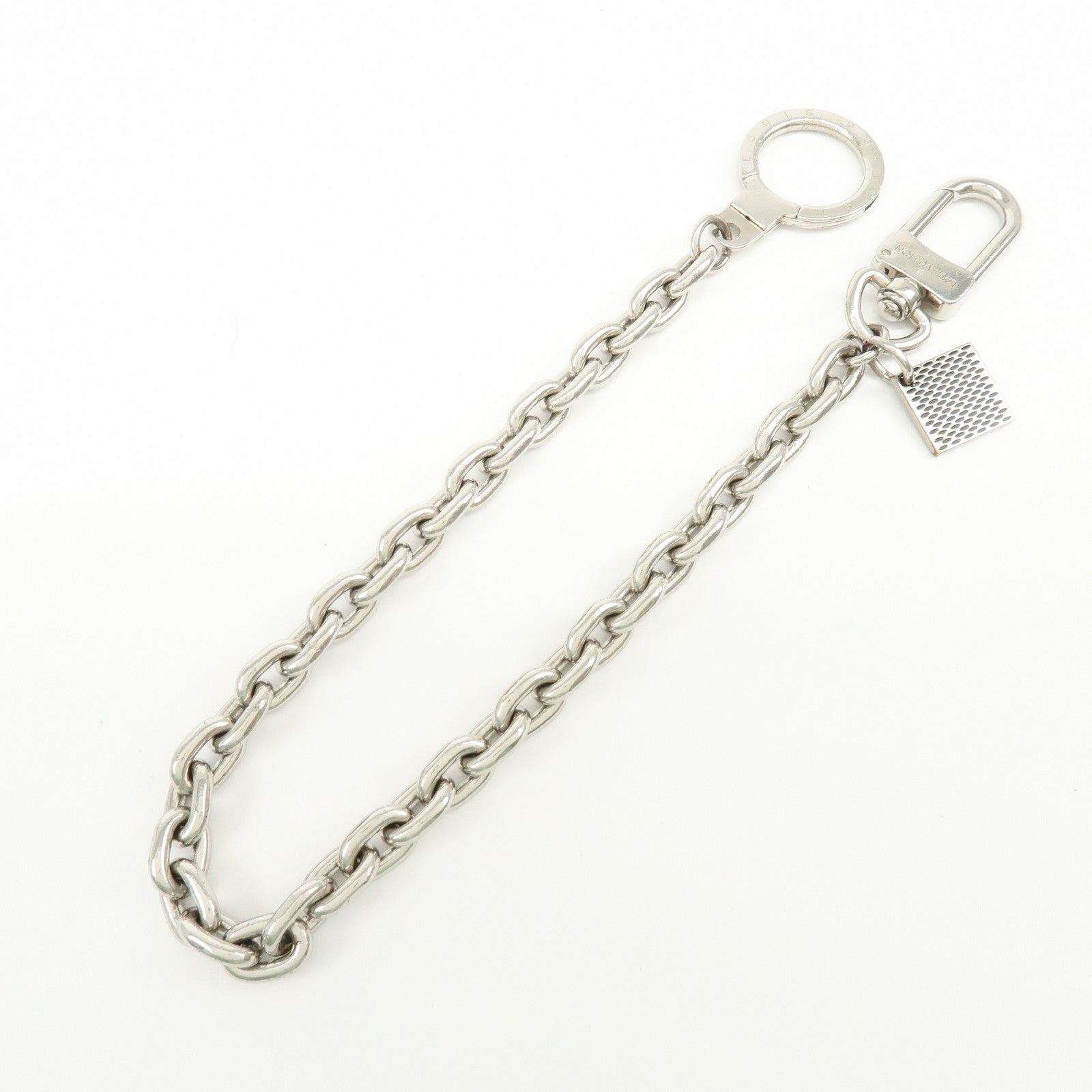 Louis Vuitton Chaine Ancre XL Bag Charm Key Holder Silver M65758