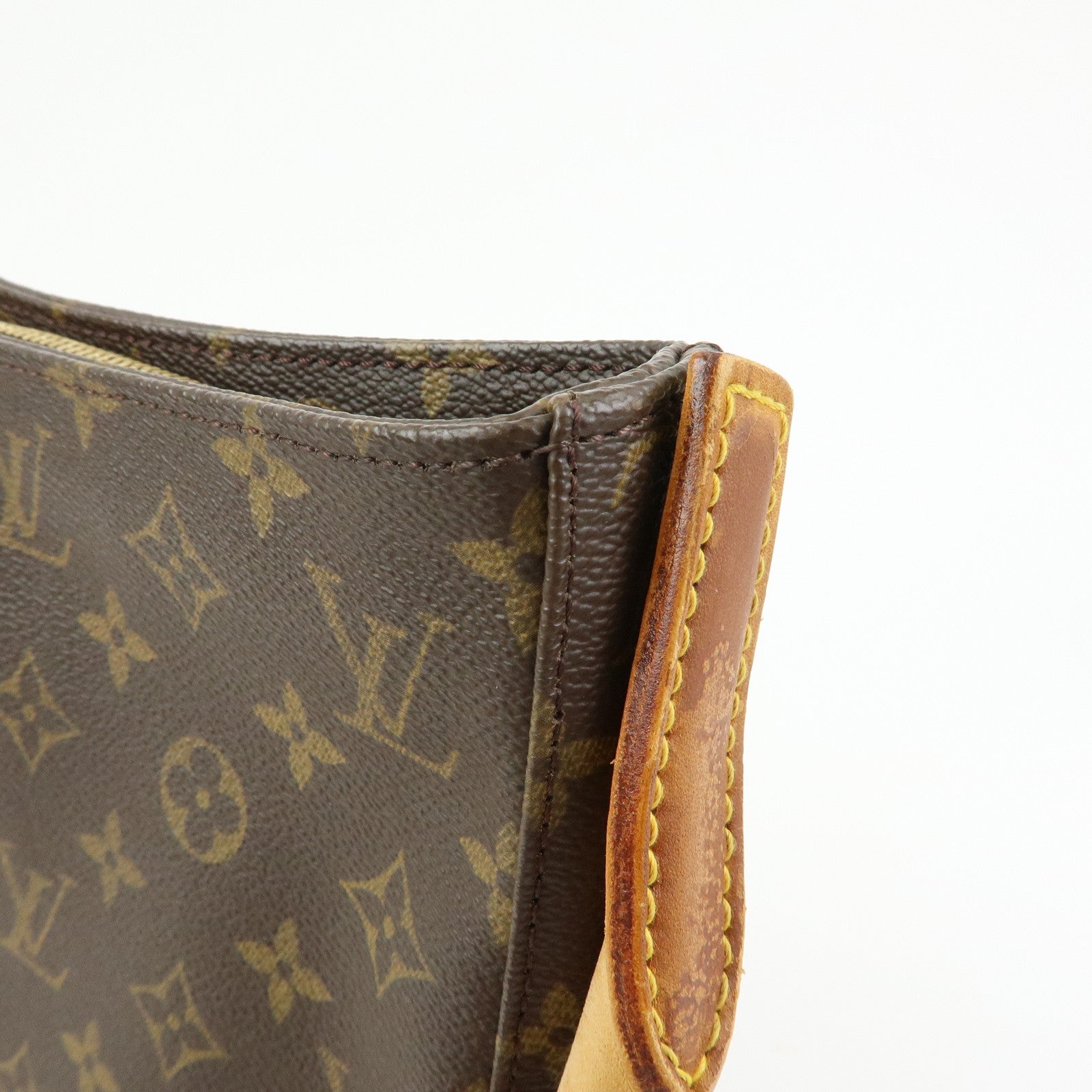 Louis Vuitton Monogram Looping GM Canvas Shoulder Bag Brown M51145