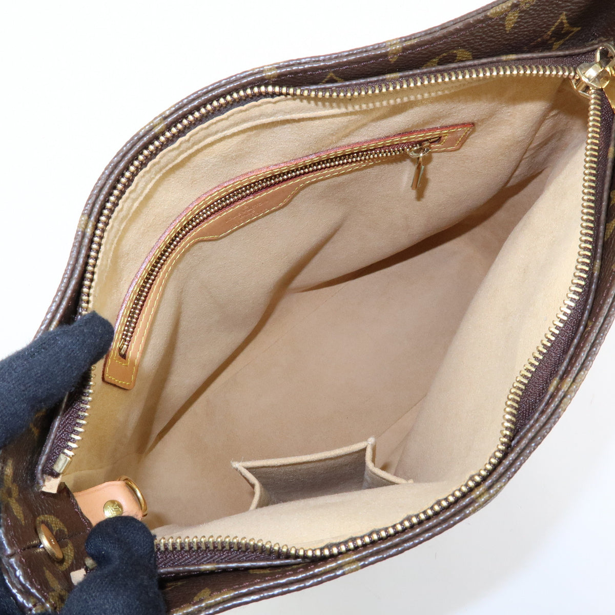 Louis Vuitton Monogram Looping GM Shoulder Bag Brown M51145