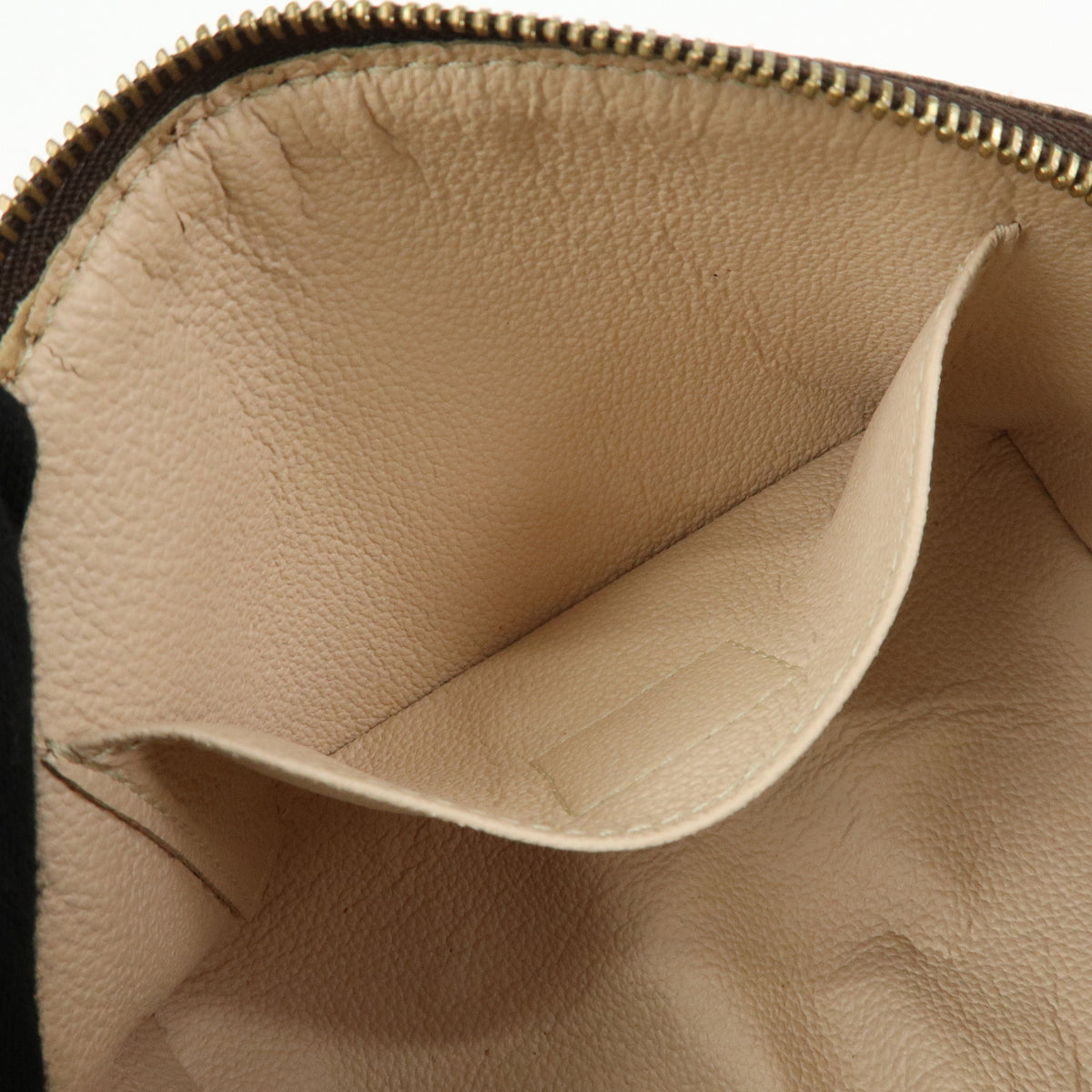 Louis Vuitton Monogram Pochette Cosmetic PM Pouch Brown M47515