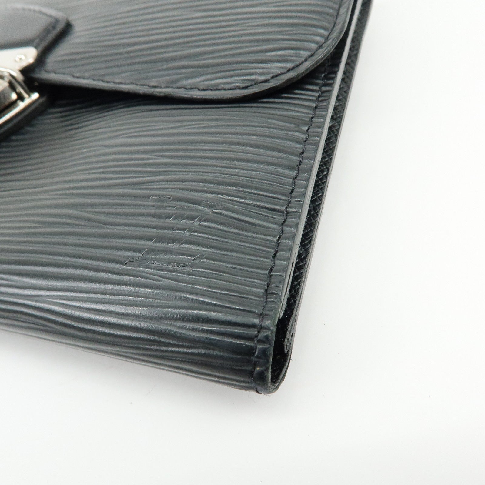 Louis Vuitton Epi Leather Portefeuille Eugenie Long Wallet Noir M63882