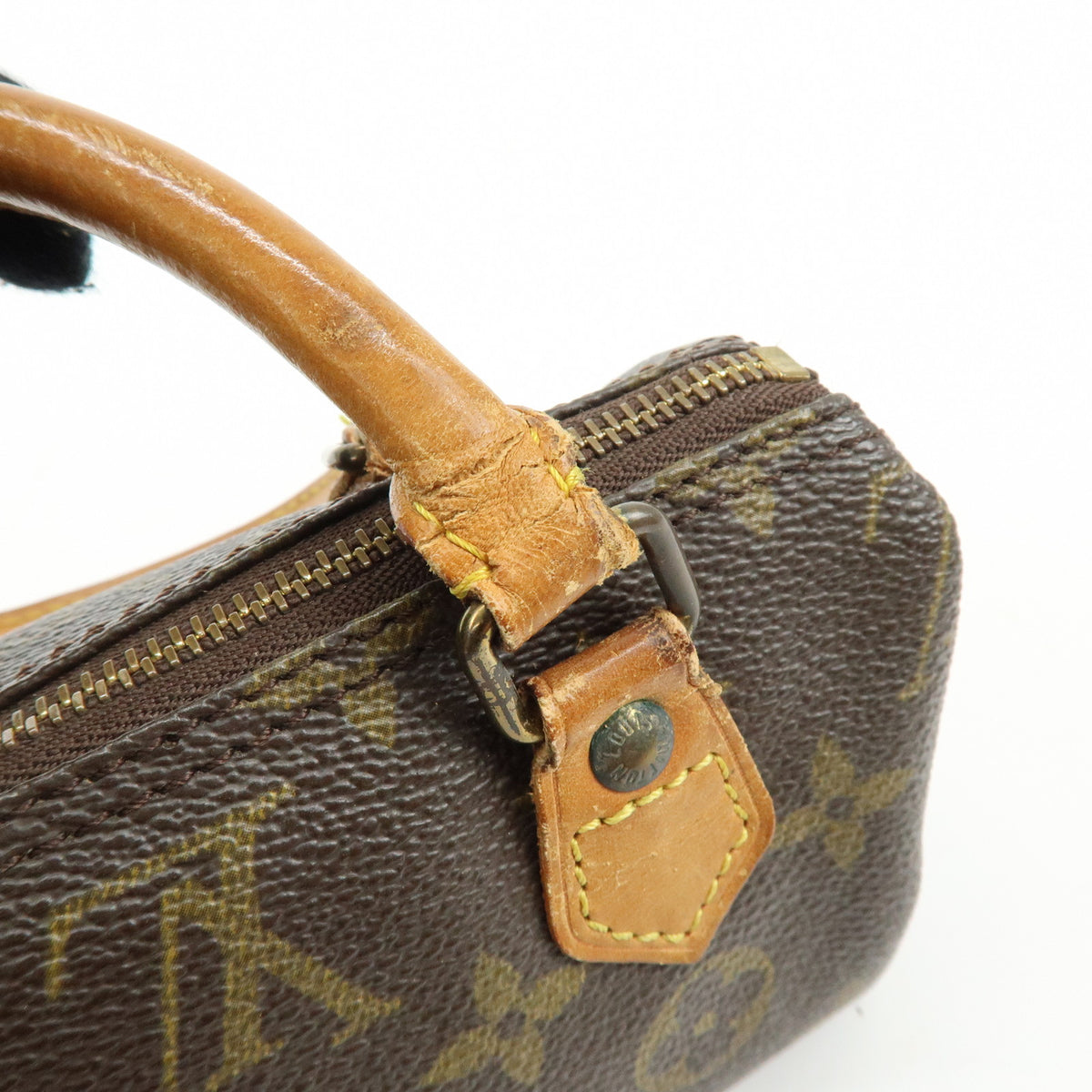 Louis Vuitton Monogram Mini Speedy Hand Bag Brown M41534 J75011 Lot