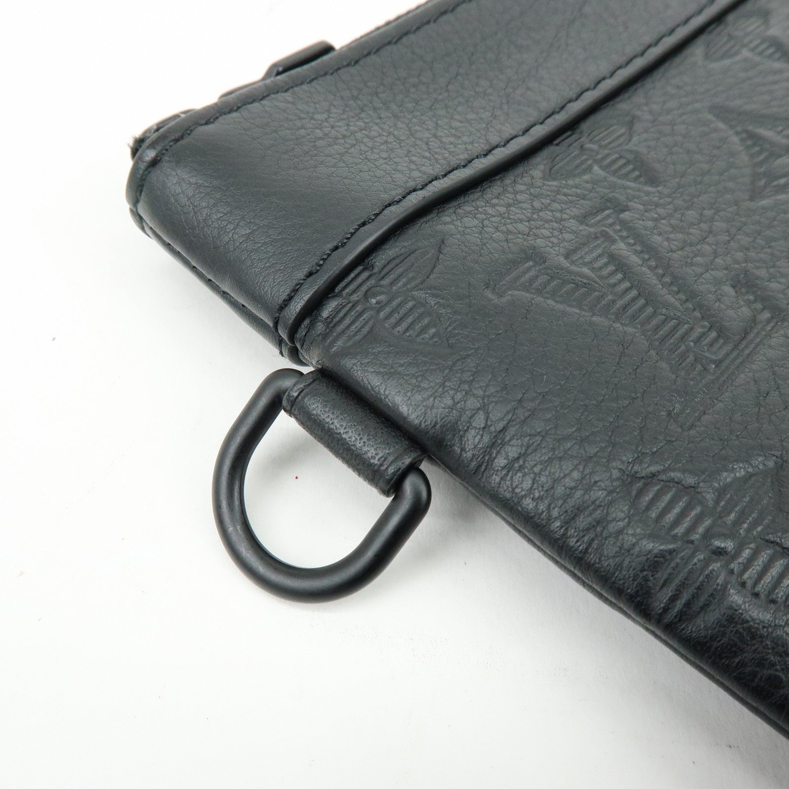 Louis Vuitton Monogram Shadow Leather Pochette To-Go Clutch Bag M81570