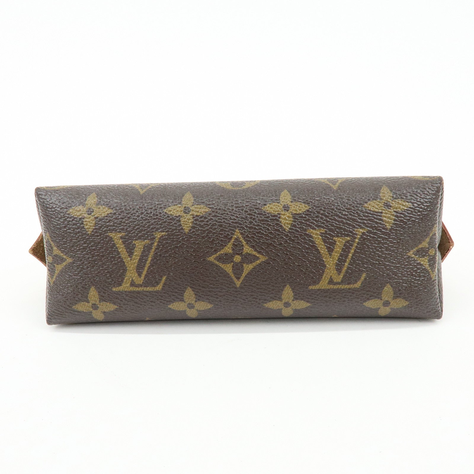 Louis Vuitton Monogram Pochette Cosmetic PM Pouch Brown M47515