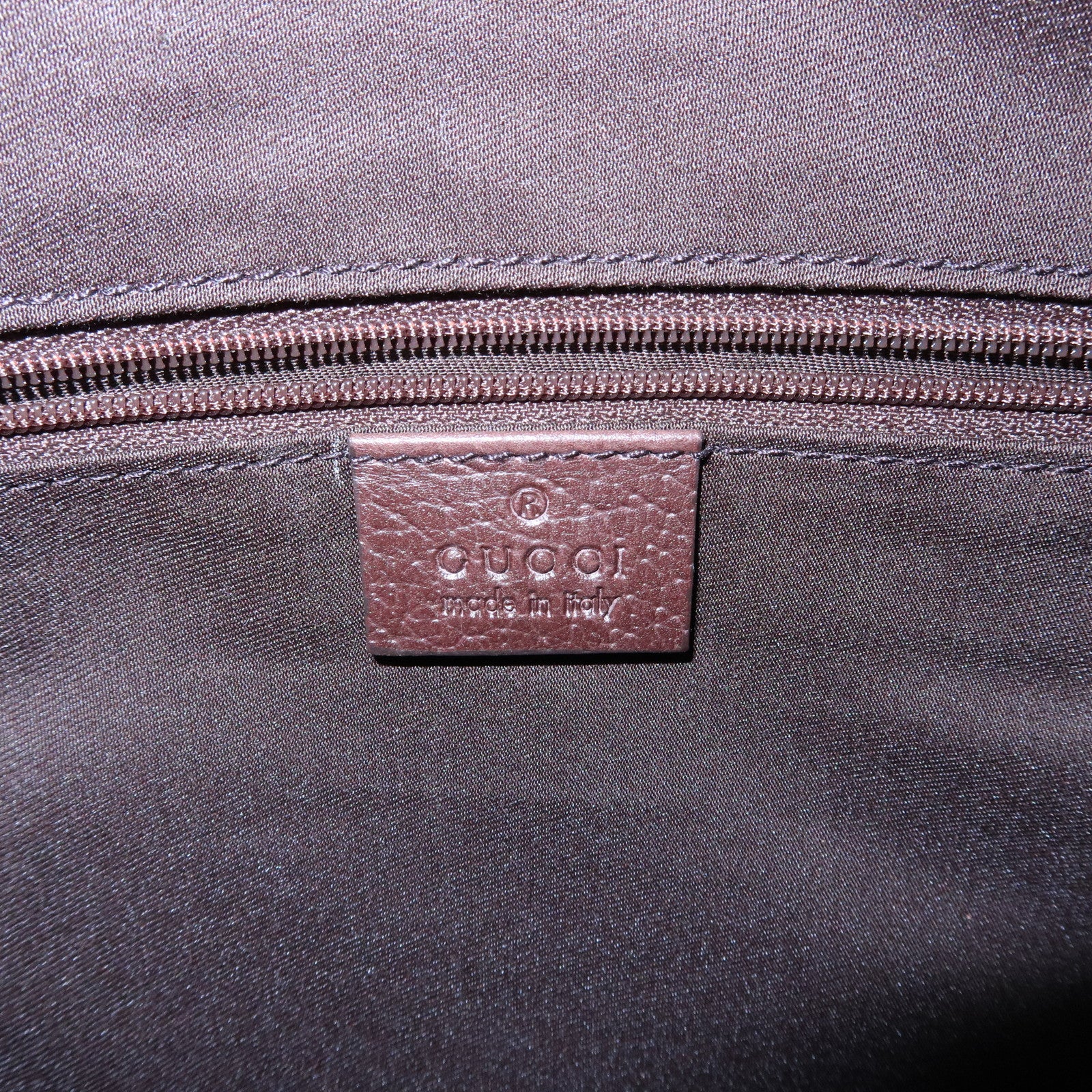 GUCCI Abby GG Canvas Leathe Shoulder Bag Hand Bag Beige Brown 130733