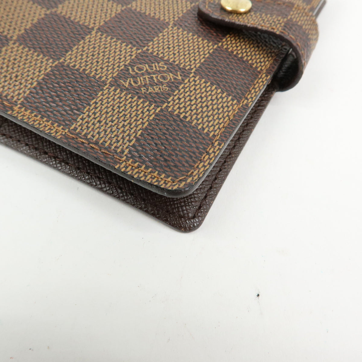 Louis Vuitton Damier Ebene Agenda PM Planner Cover Brown R20700