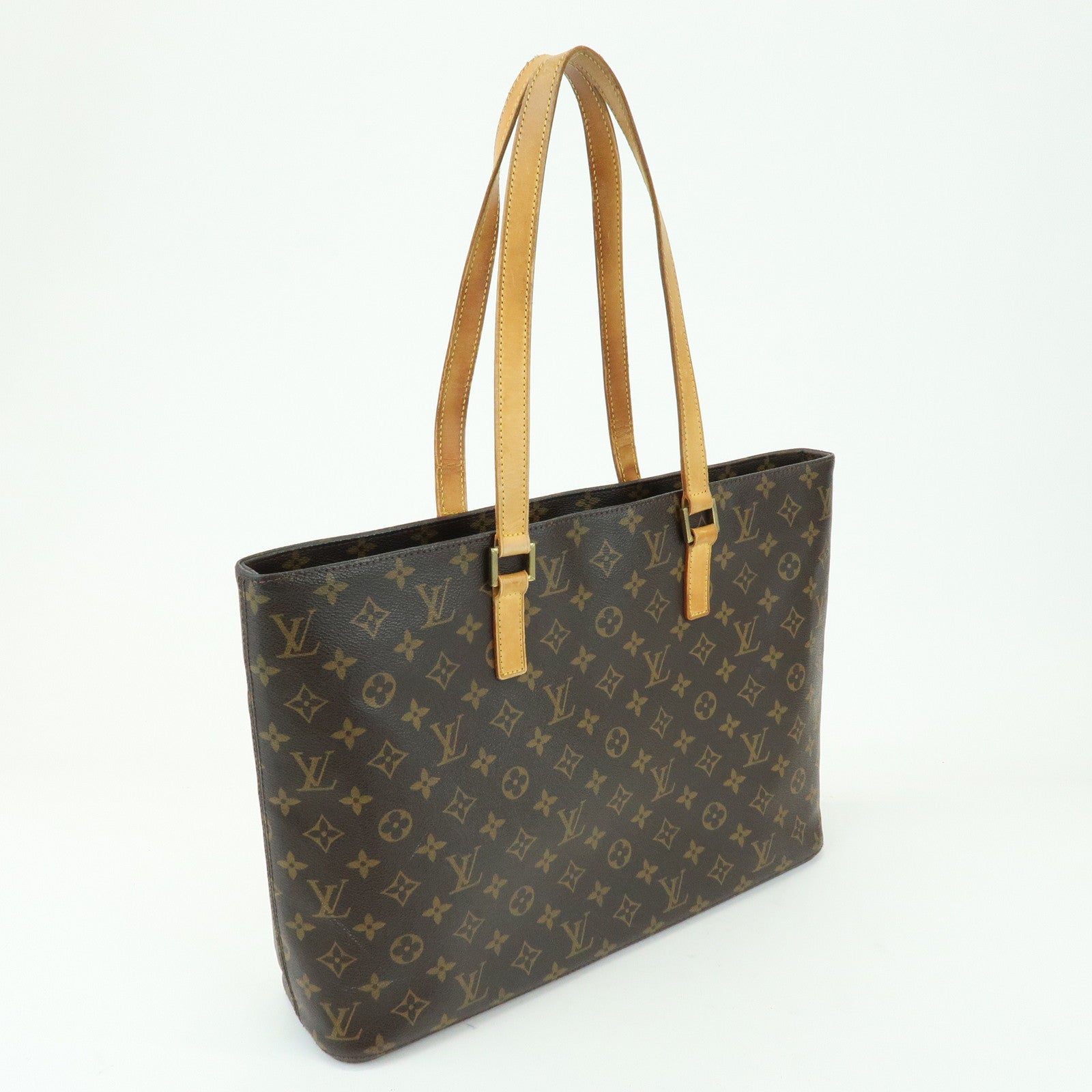 Louis Vuitton Monogram Luco Tote Bag Shoulder Bag Brown M51155
