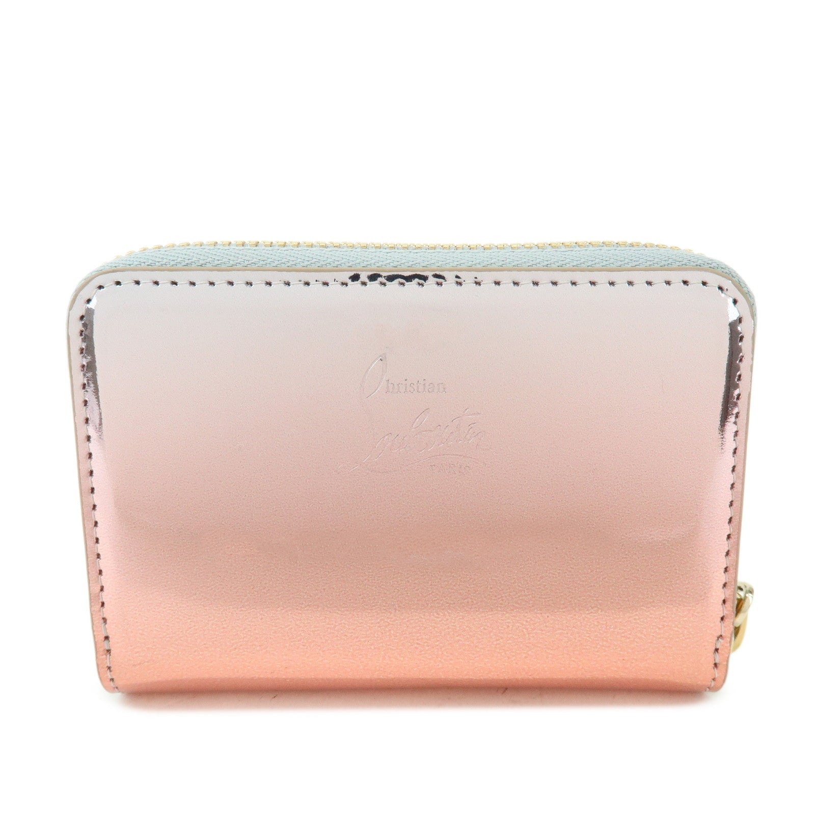 Christian Louboutin Panettone Patent Leather Coin Case Coin Purse