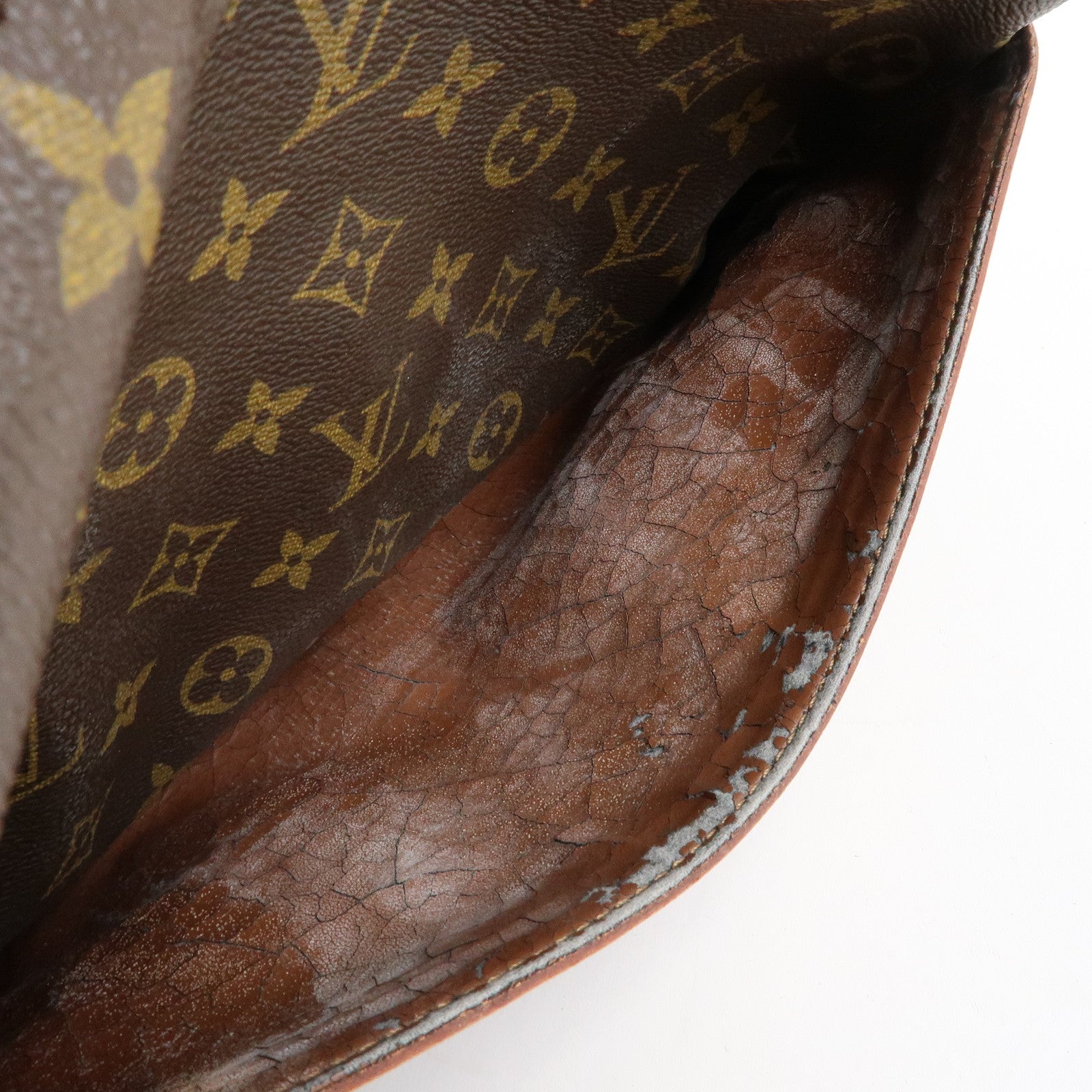 Louis Vuitton Monogram Compiegne 28 Pouch Clutch Bag Brown M51845