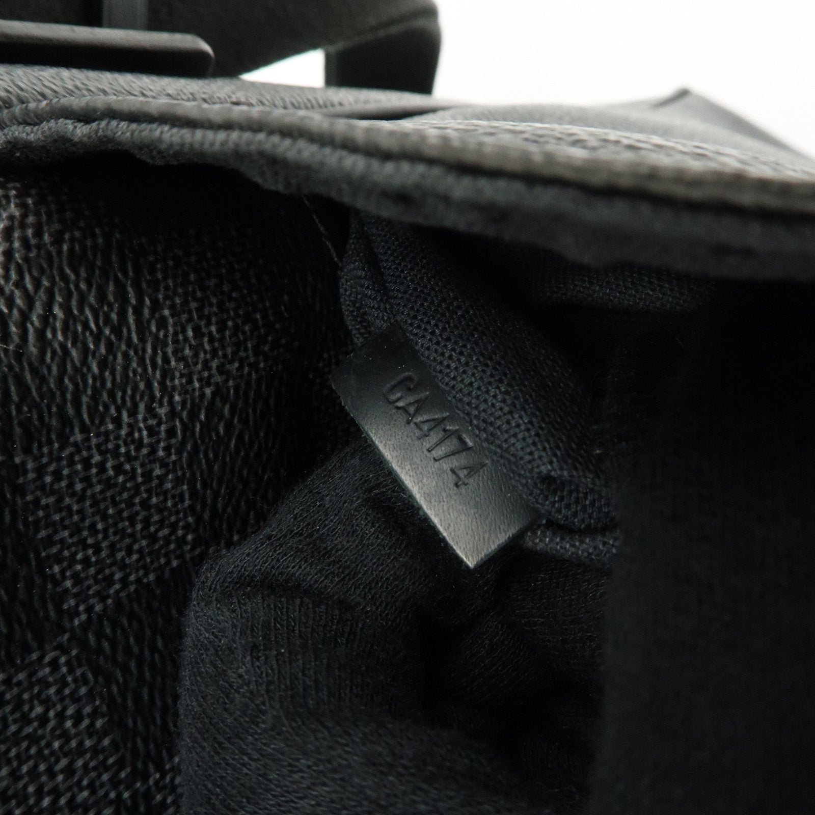 Louis Vuitton Damier Graphite District PM Shoulder Bag Noir N41260