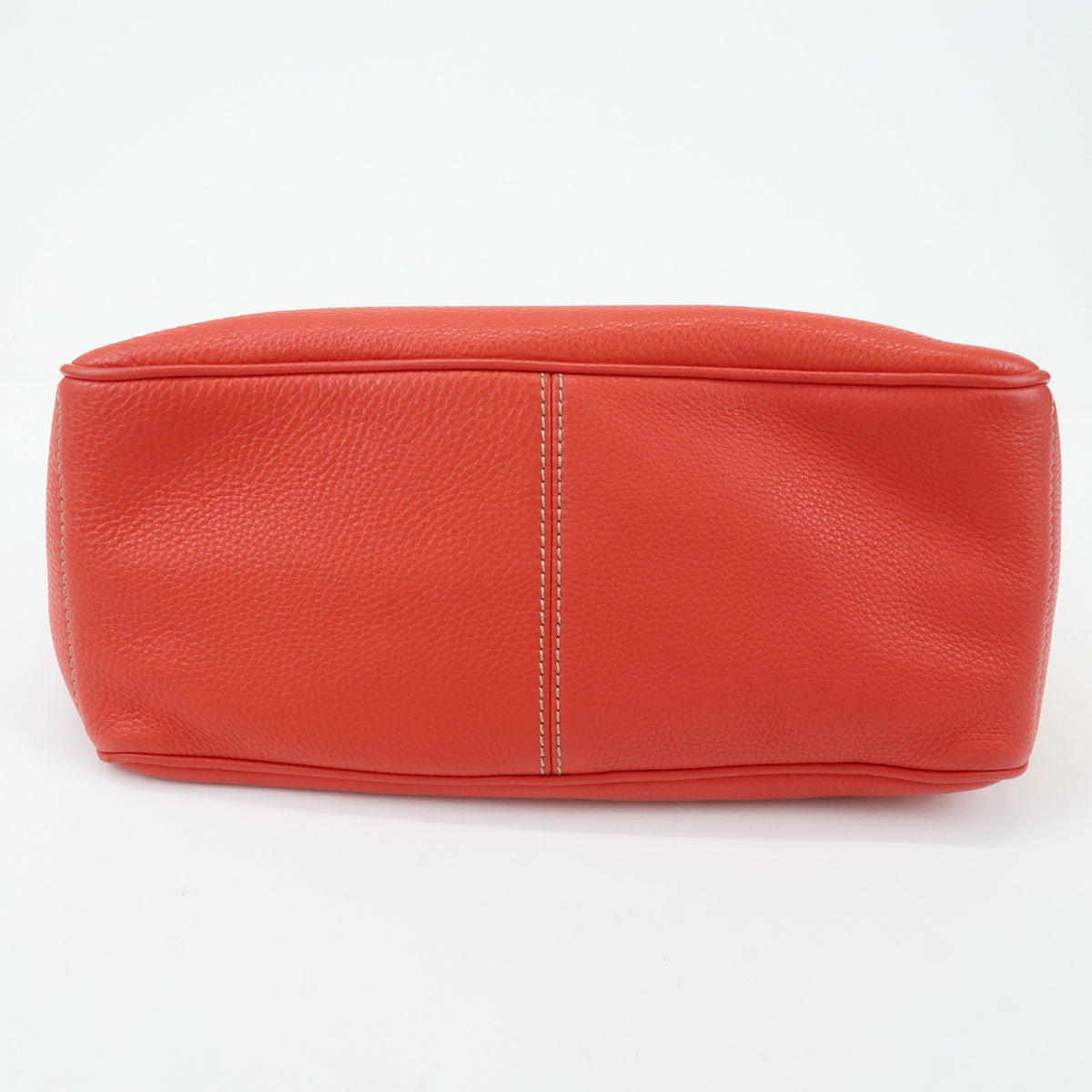 CELINE Boogie Bag Leather Hand Bag Tote Bag Red