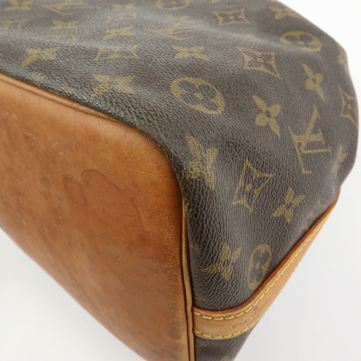 Louis Vuitton Monogram Petit Noe Shoulder Bag Brown M42226