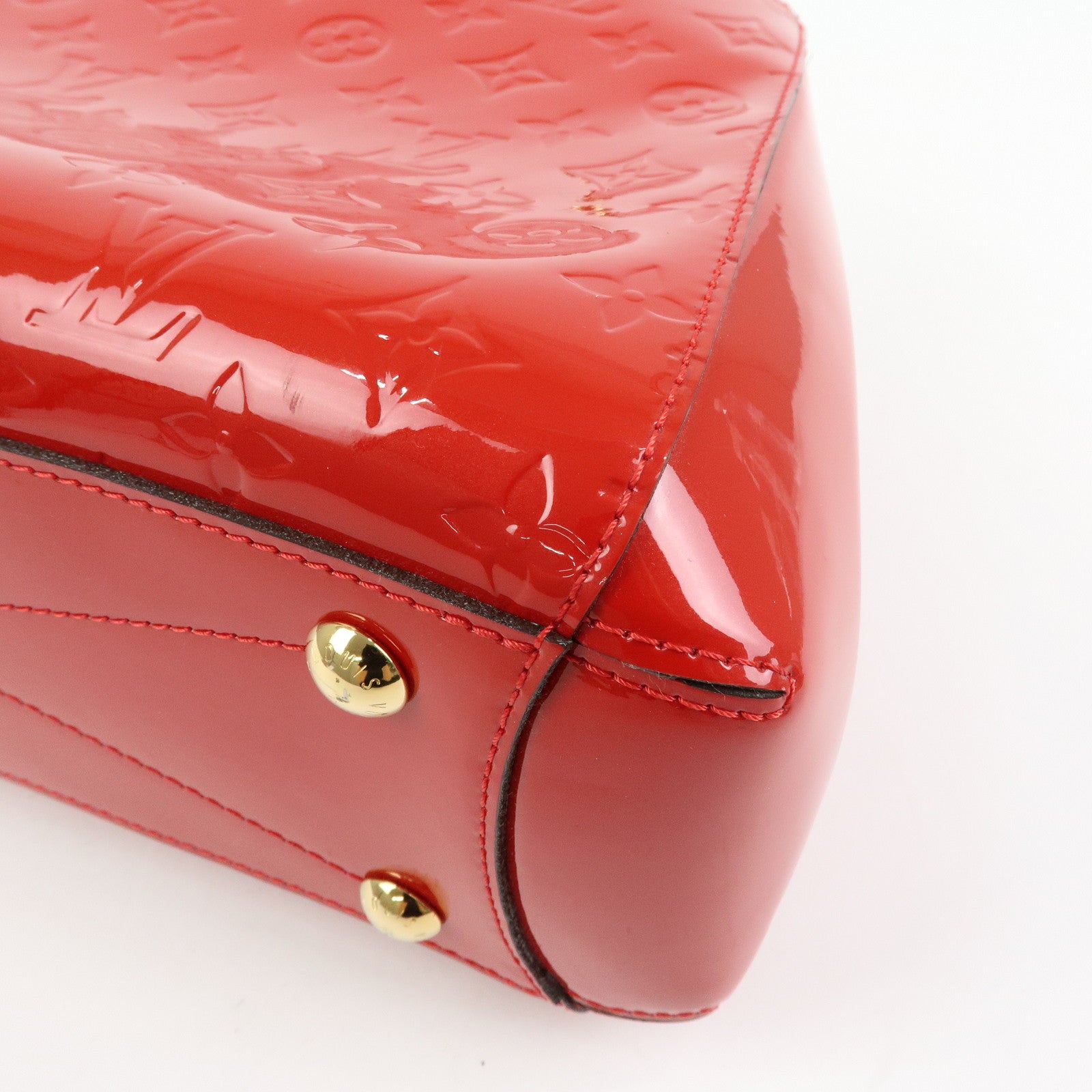 Louis Vuitton Monogram Vernis Montaigne MM 2Way Bag Cerise M50167