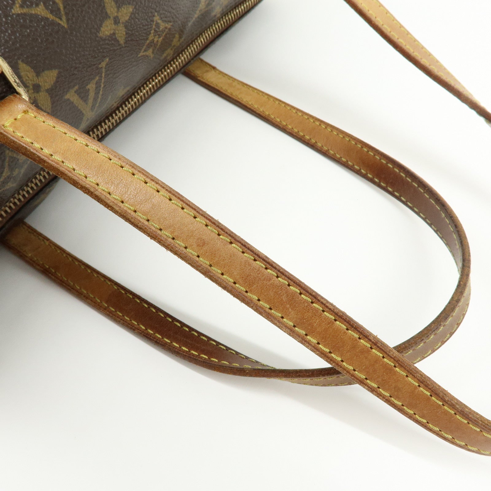 Louis Vuitton Monogram Papillon 30 Hand Bag Brown M51385