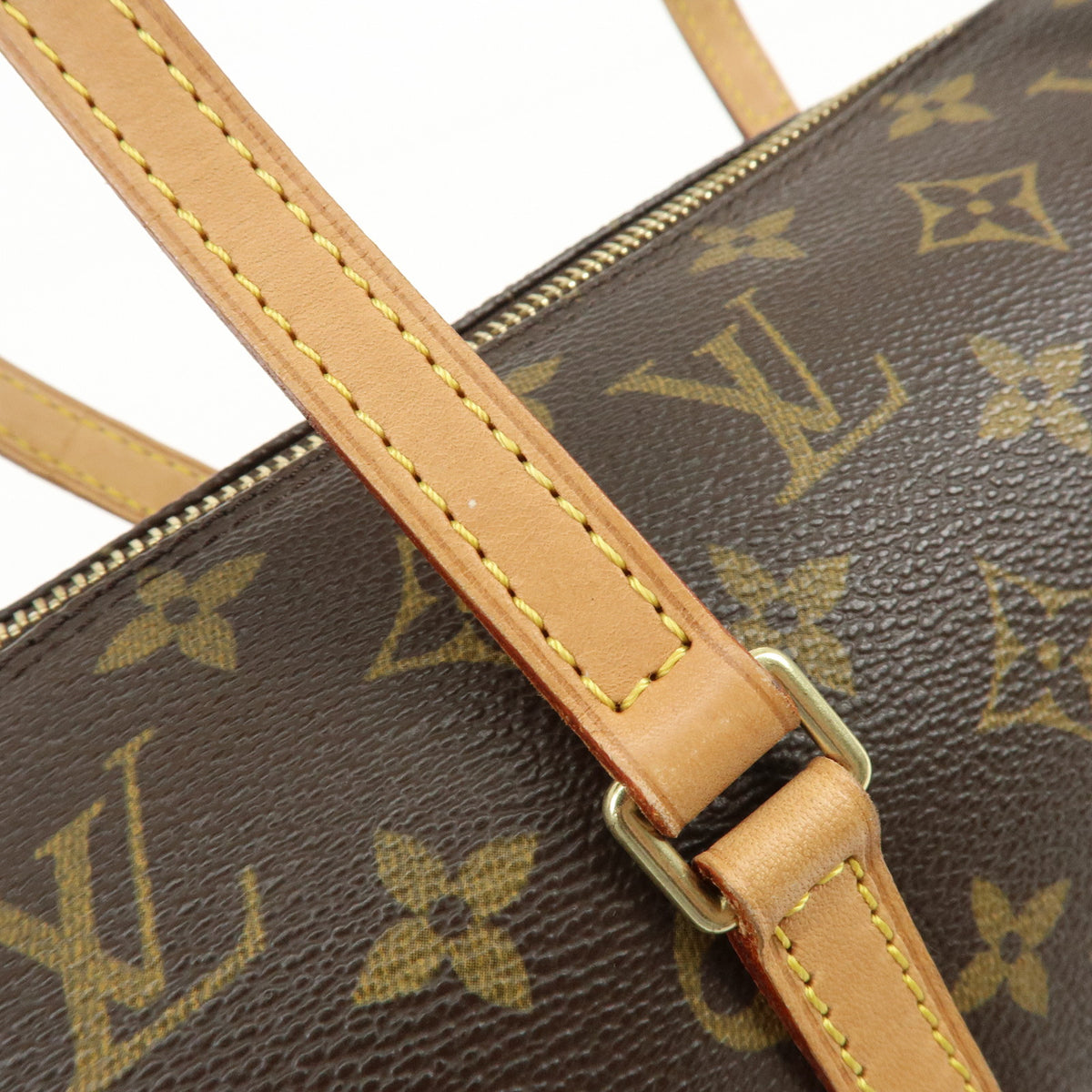 Louis Vuitton Monogram Papillon 30 Hand Bag Brown M51385