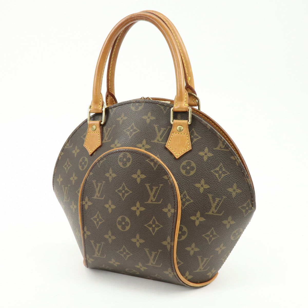 Louis Vuitton Monogram Ellipse PM Hand Bag Brown M51127