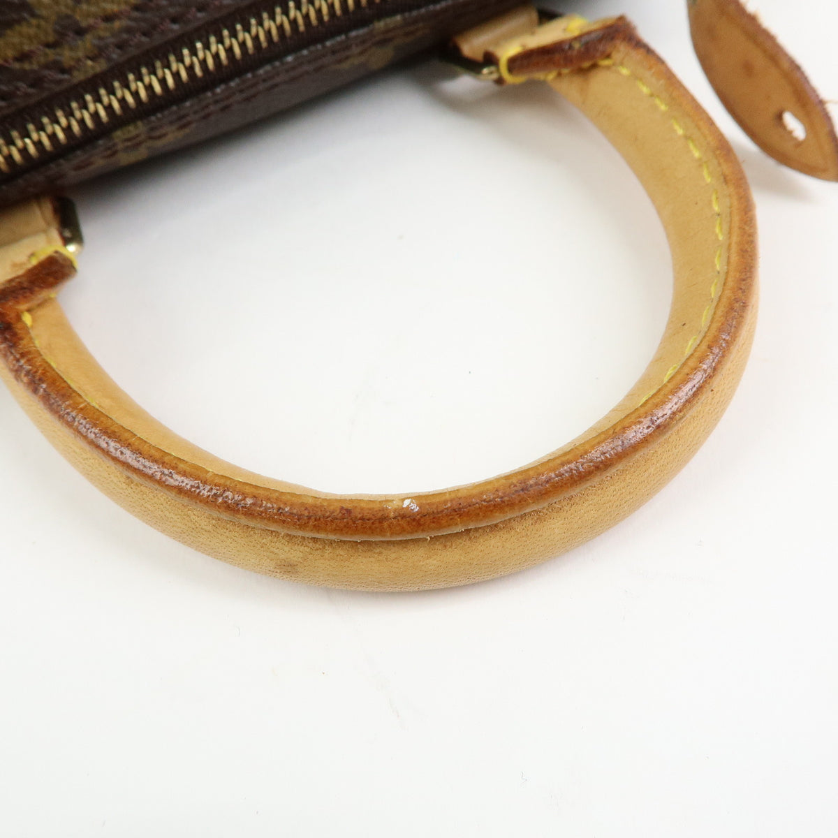 Louis Vuitton Monogram Canvas Mini Speedy Hand Bag Brown M41534