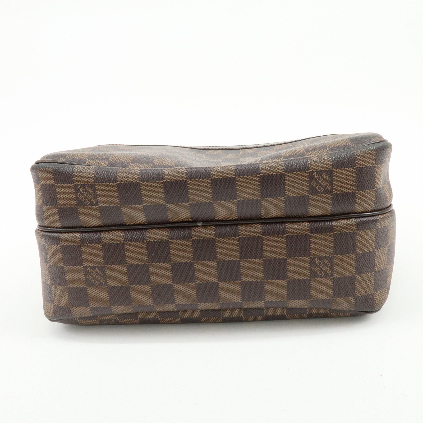 Louis Vuitton Damier Ebene Reporter PM SPO Shoulder Bag Brown M45253